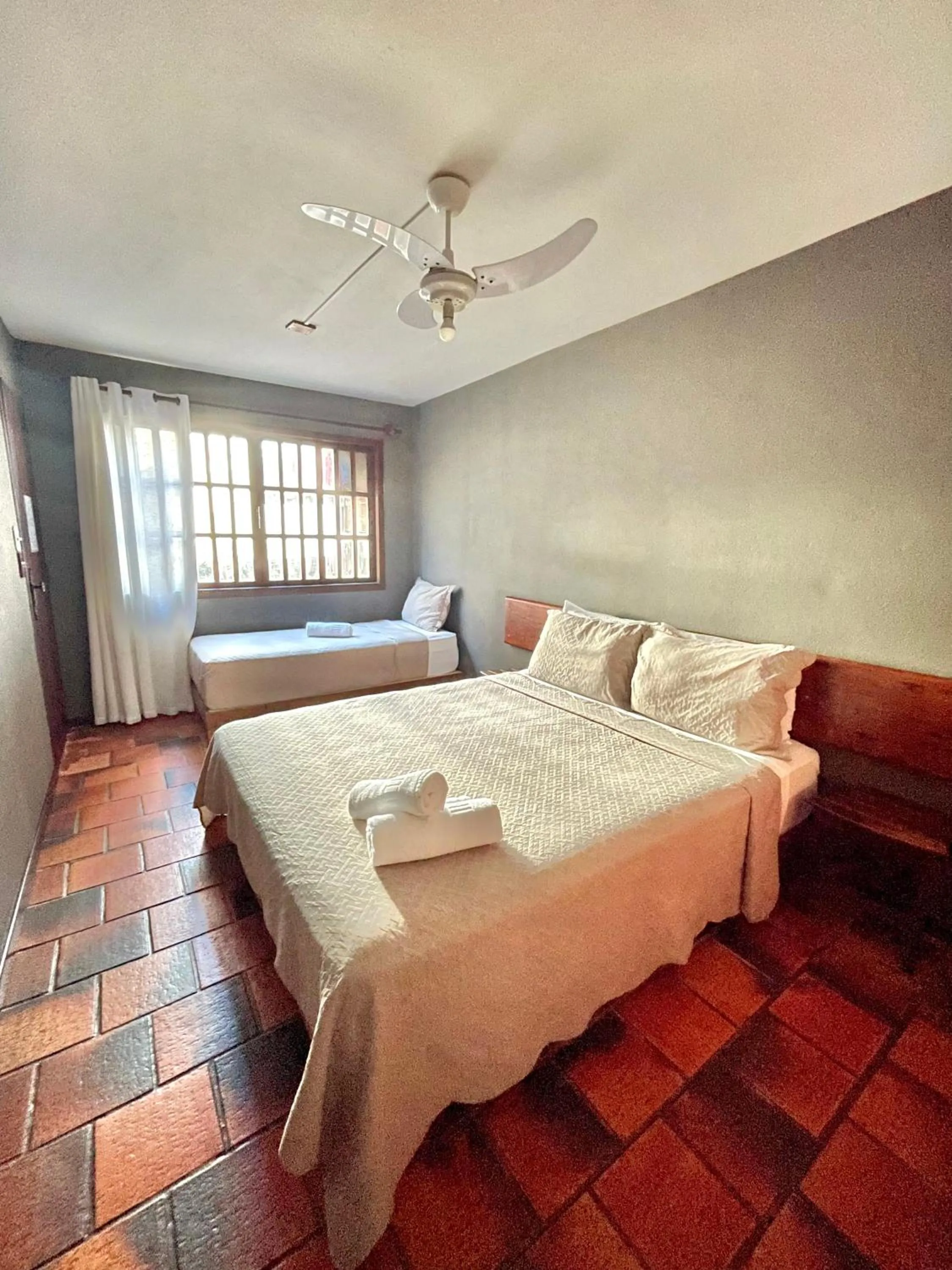 Bed in Orlanova Hotel