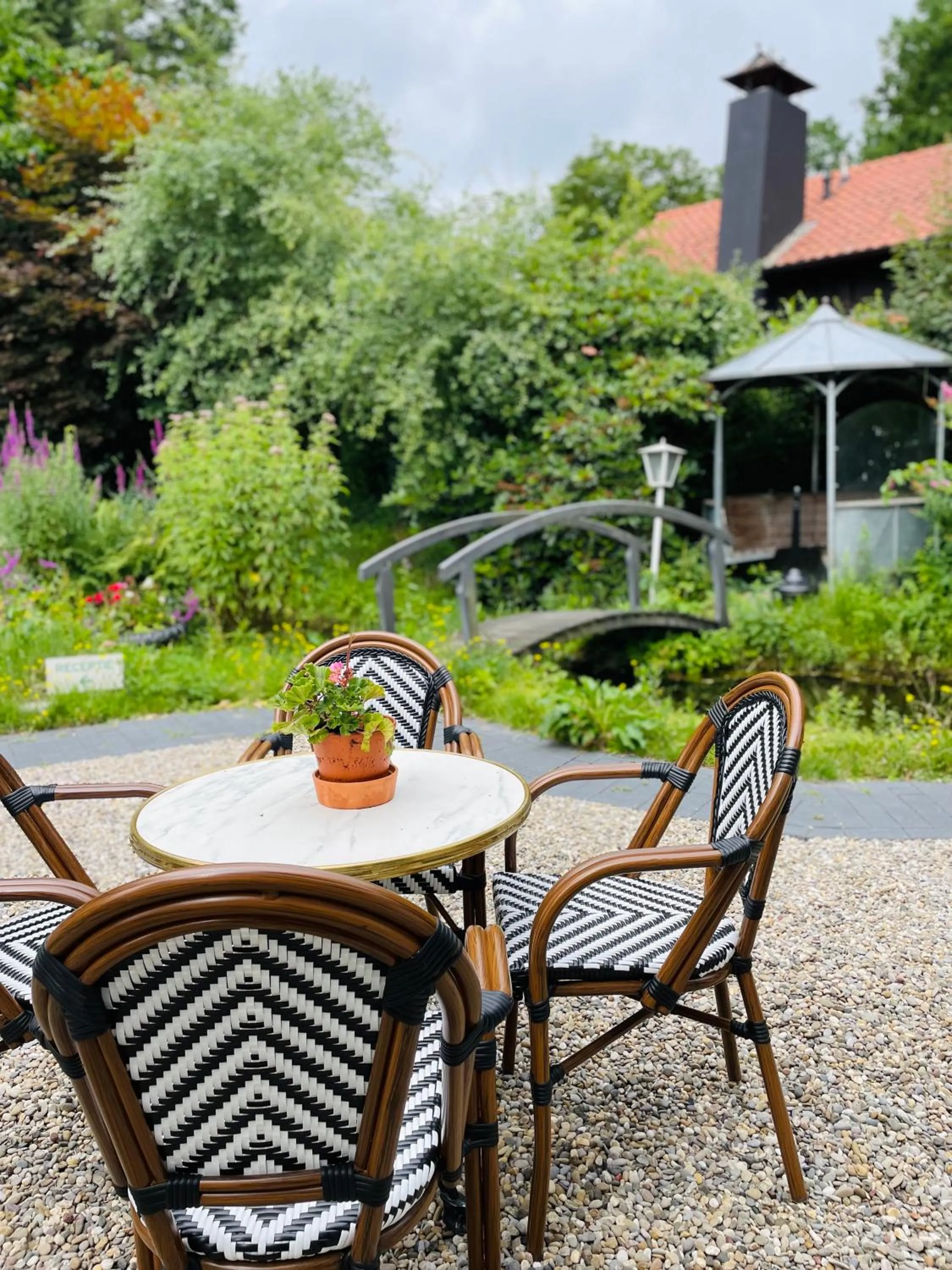 Balcony/Terrace in Landgoedhotel Villa Vennendal