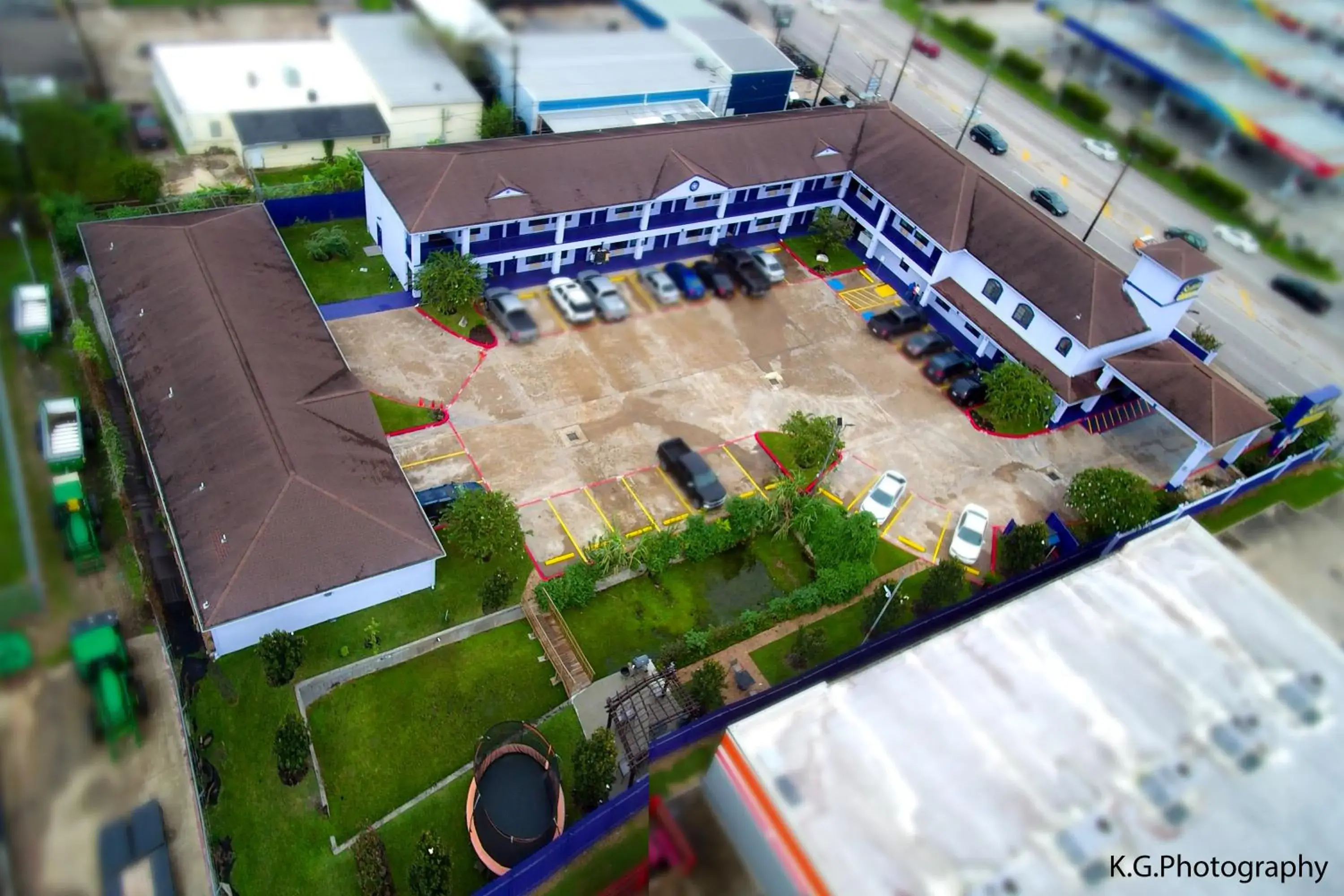 Bird's eye view, Bird's-eye View in Scottish Inn and Suites Houston-Jones Road