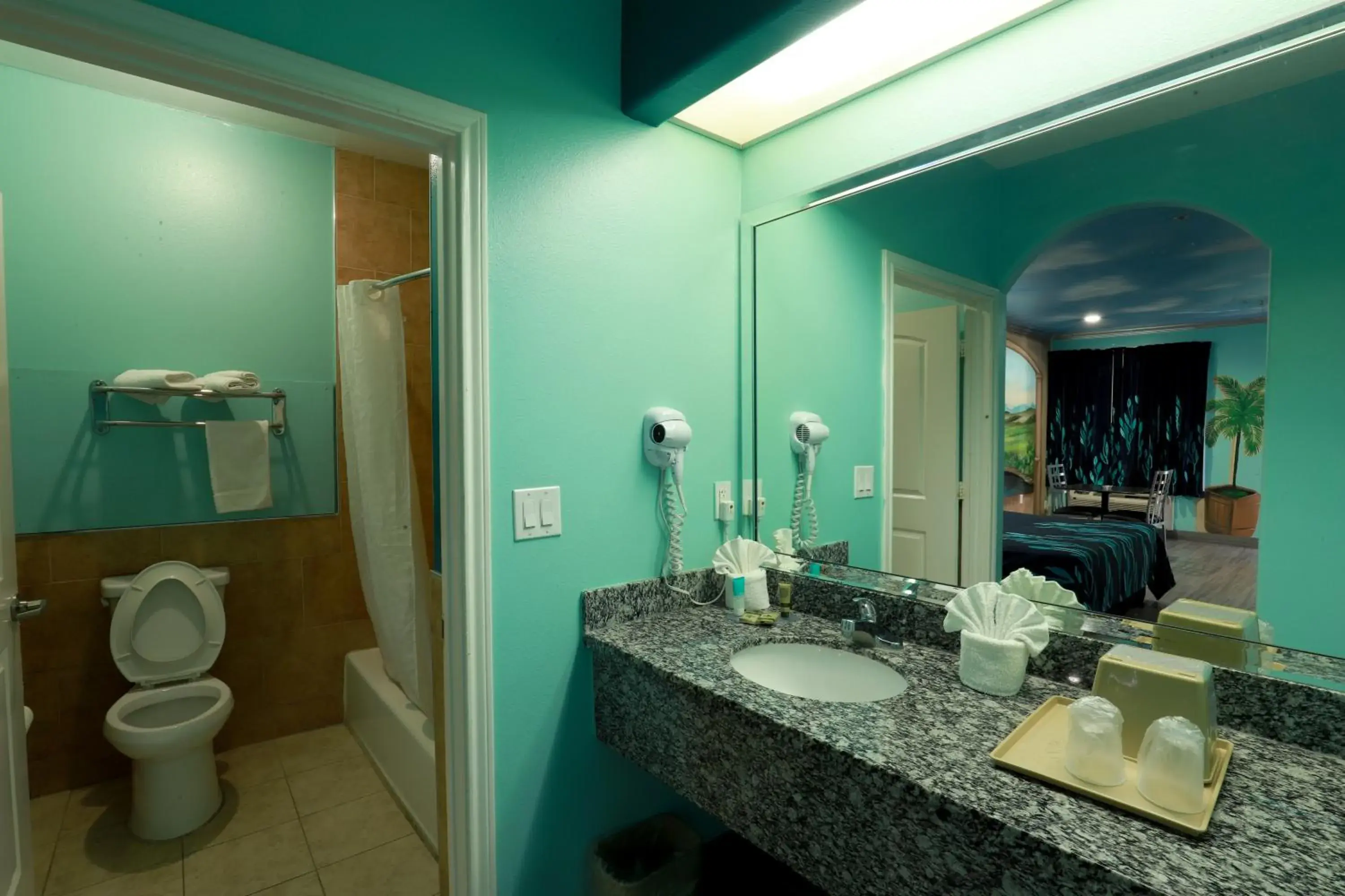 Bathroom in Scottish Inn and Suites Houston-Jones Road