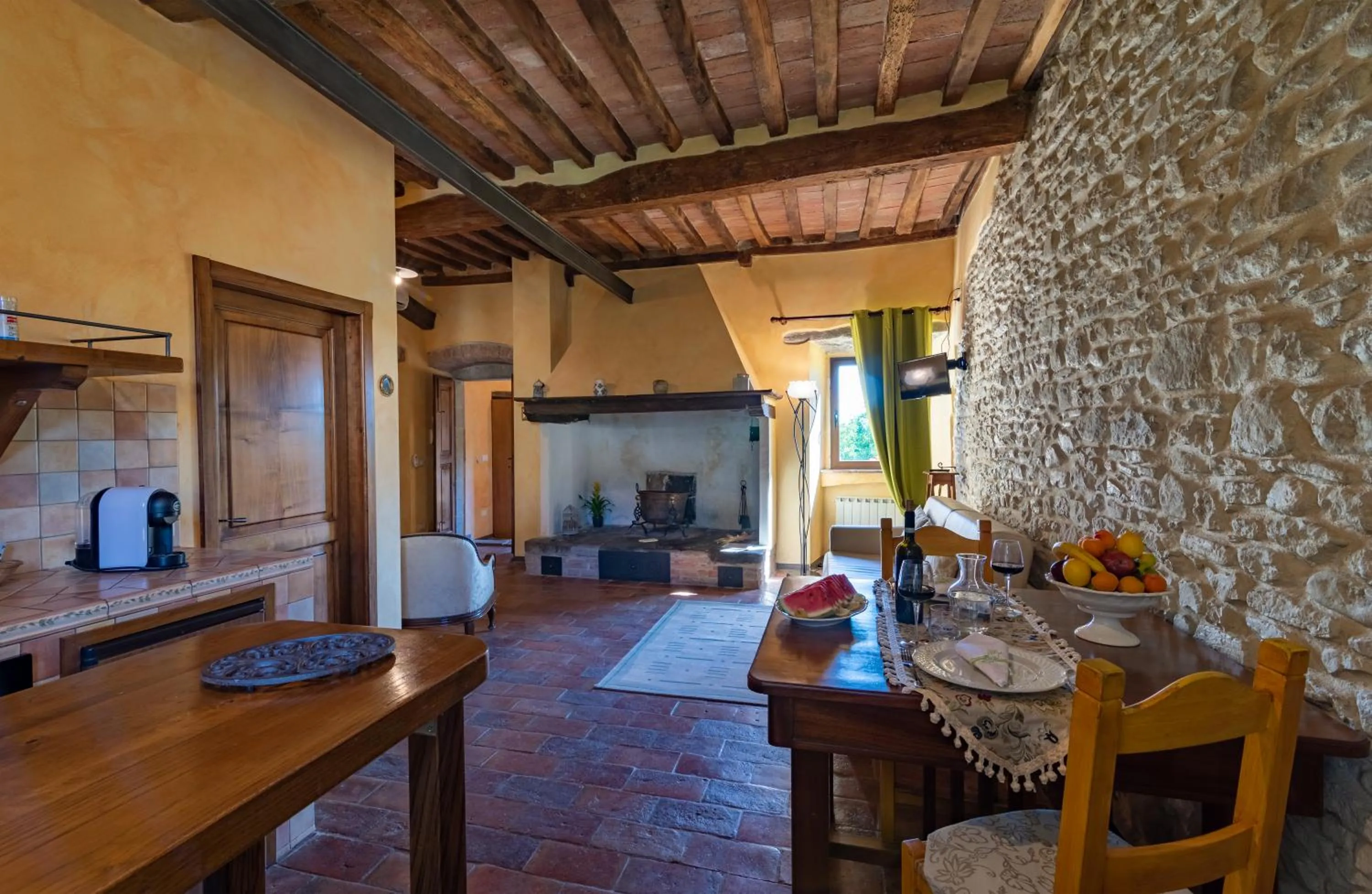 Kitchen or kitchenette in Monastero San Silvestro