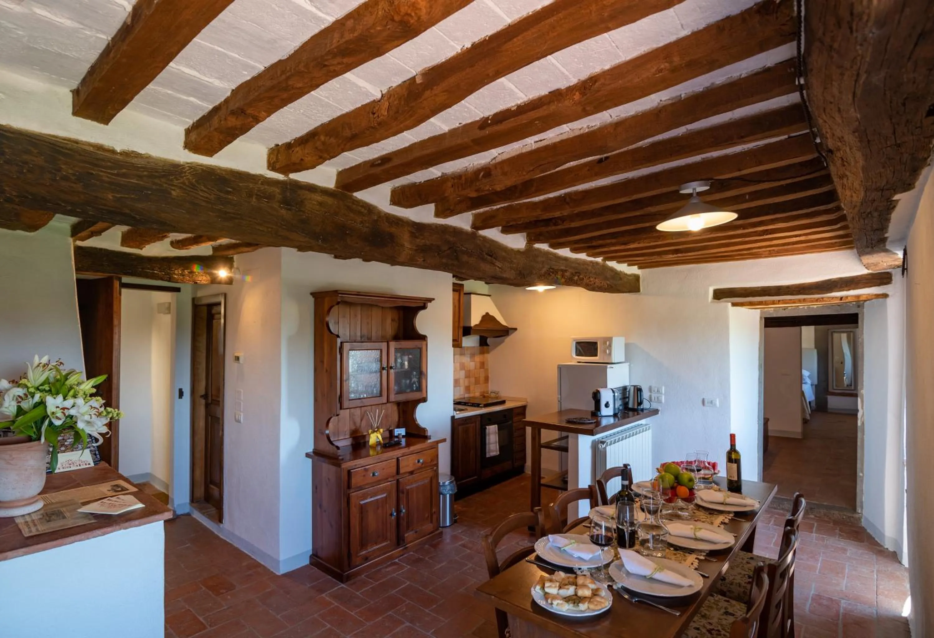Kitchen or kitchenette in Monastero San Silvestro
