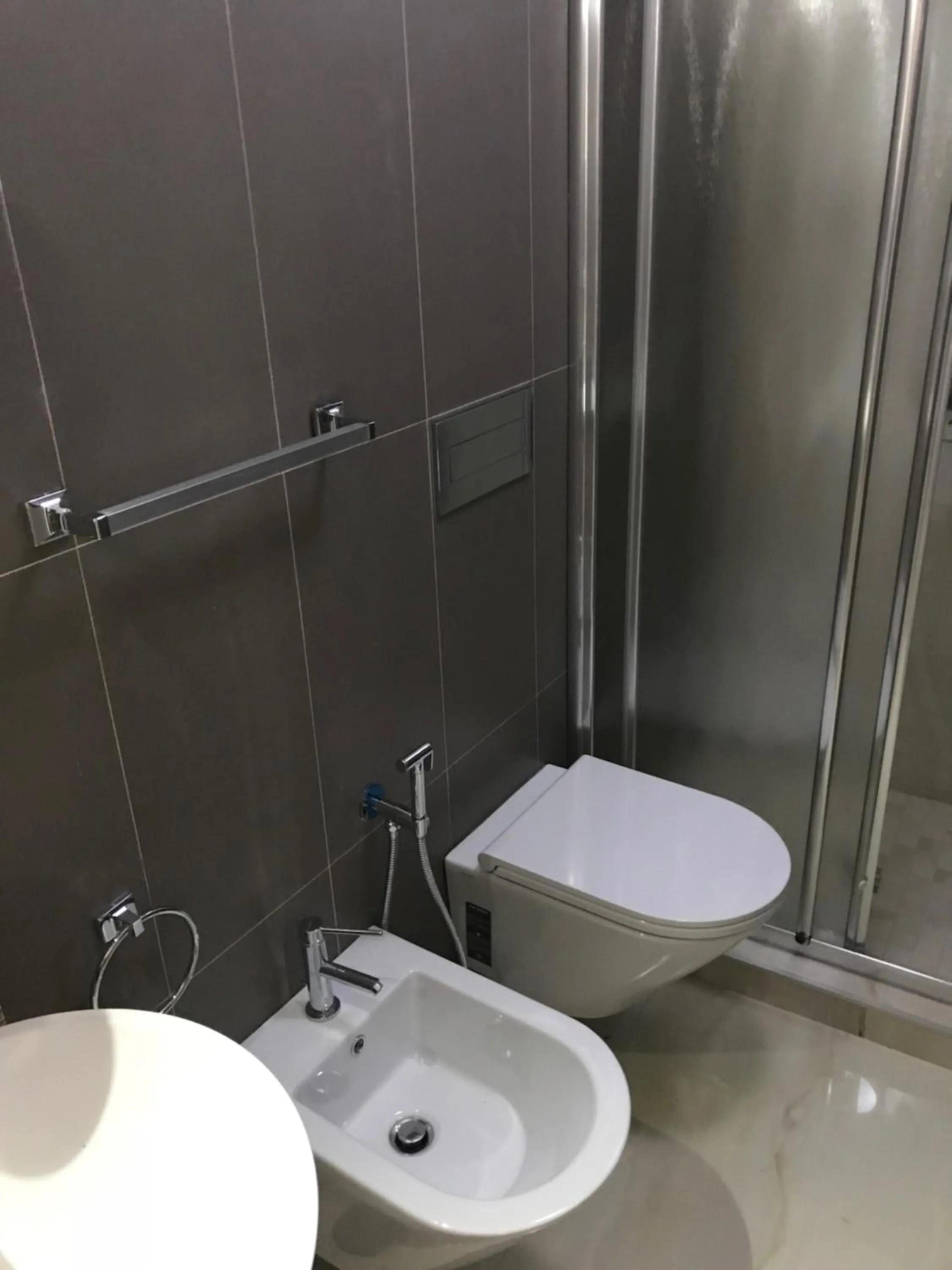 Toilet in Terrazza Aragon Room and SPA