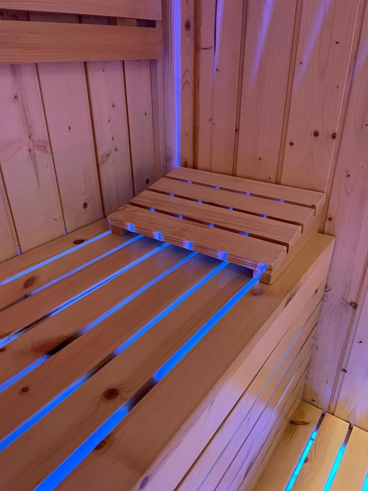 Sauna in Terrazza Aragon Room and SPA