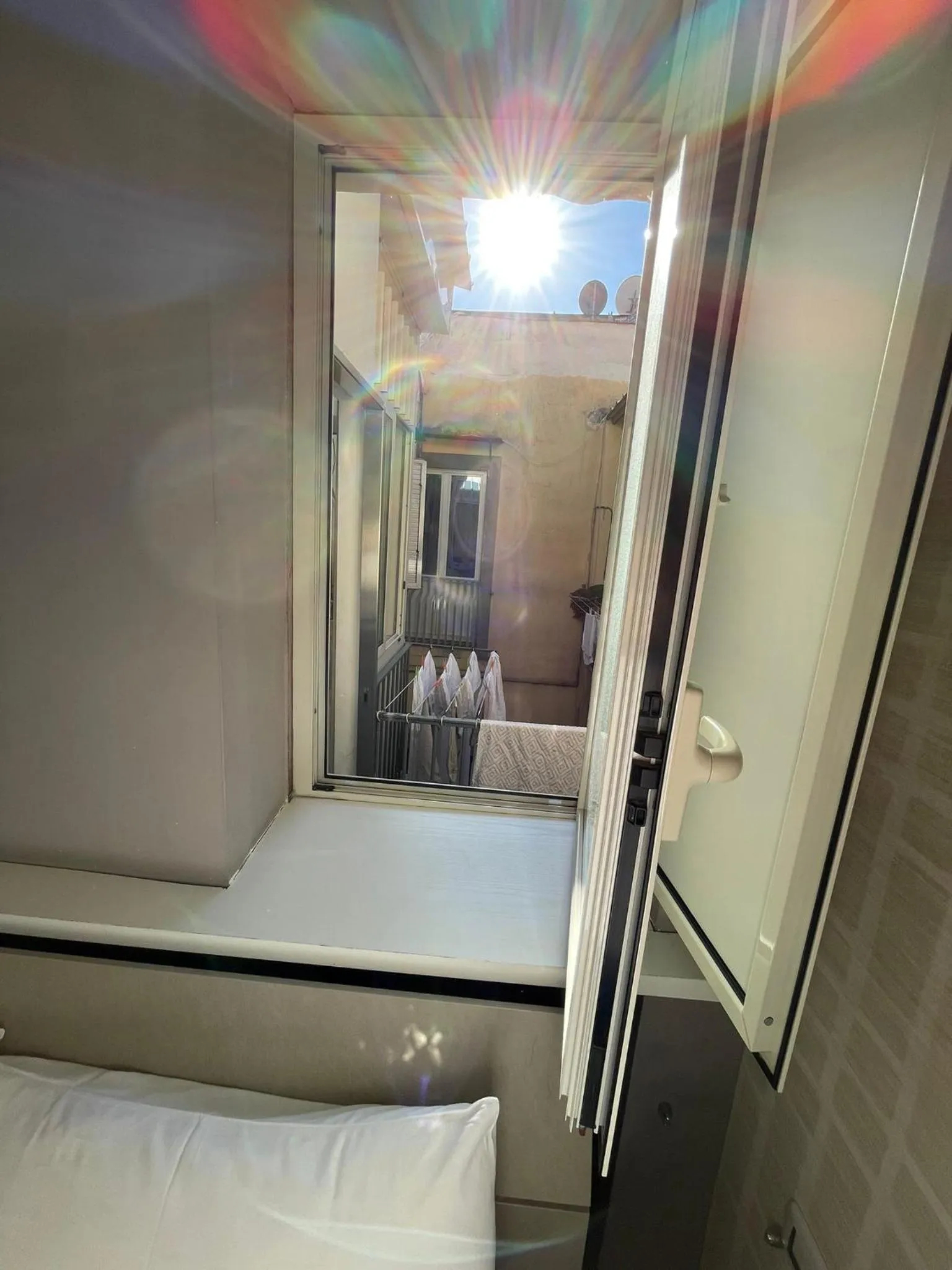 View (from property/room), Bed in Terrazza Aragon Room and SPA