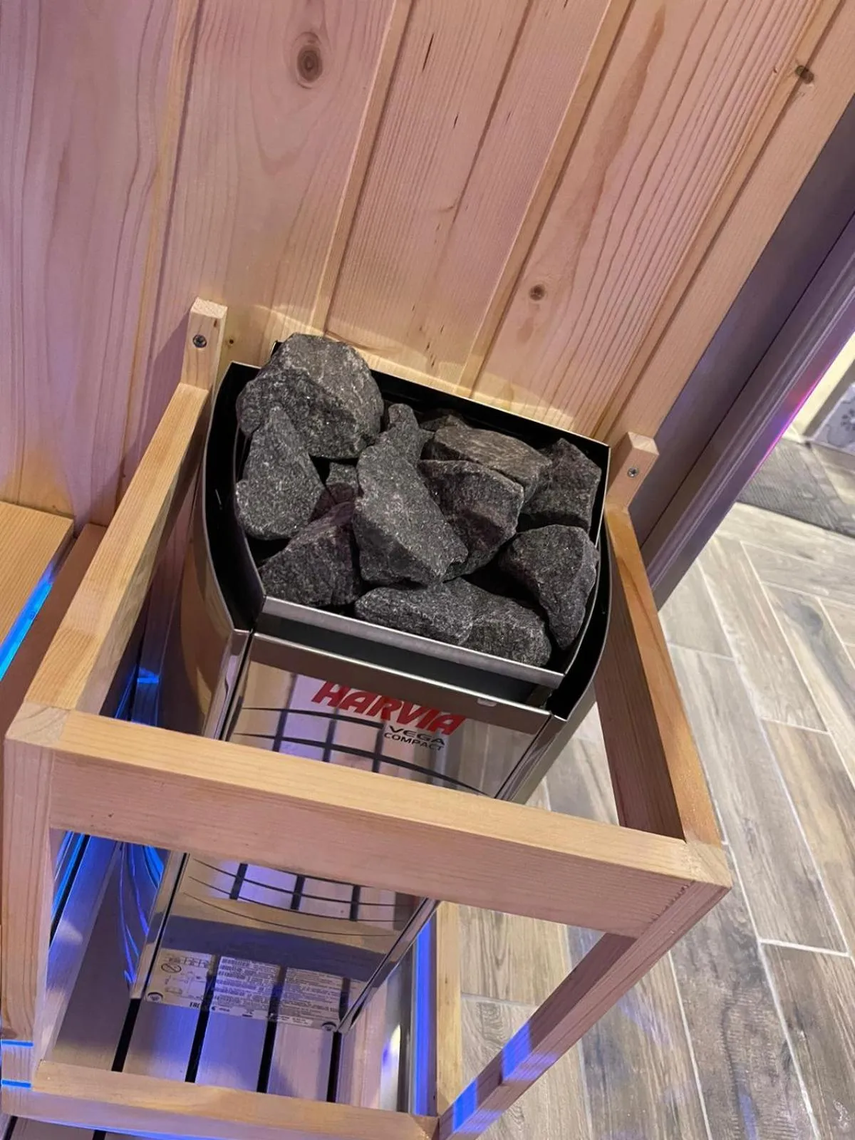 Sauna in Terrazza Aragon Room and SPA