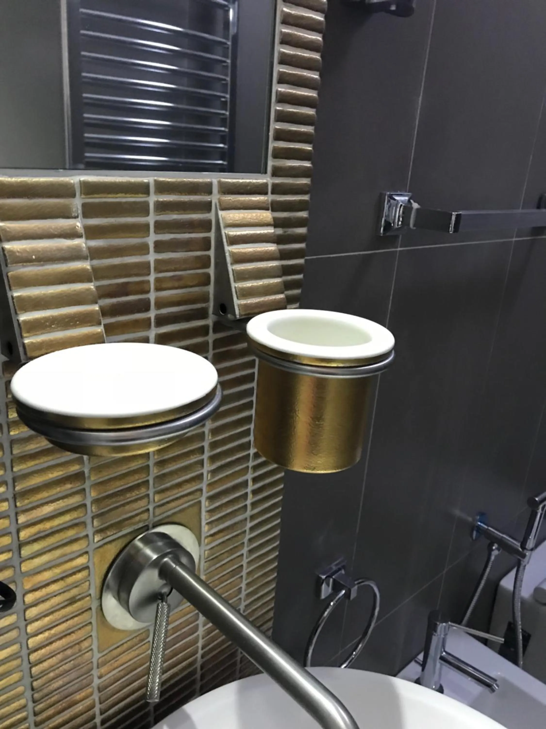 Bathroom in Terrazza Aragon Room and SPA