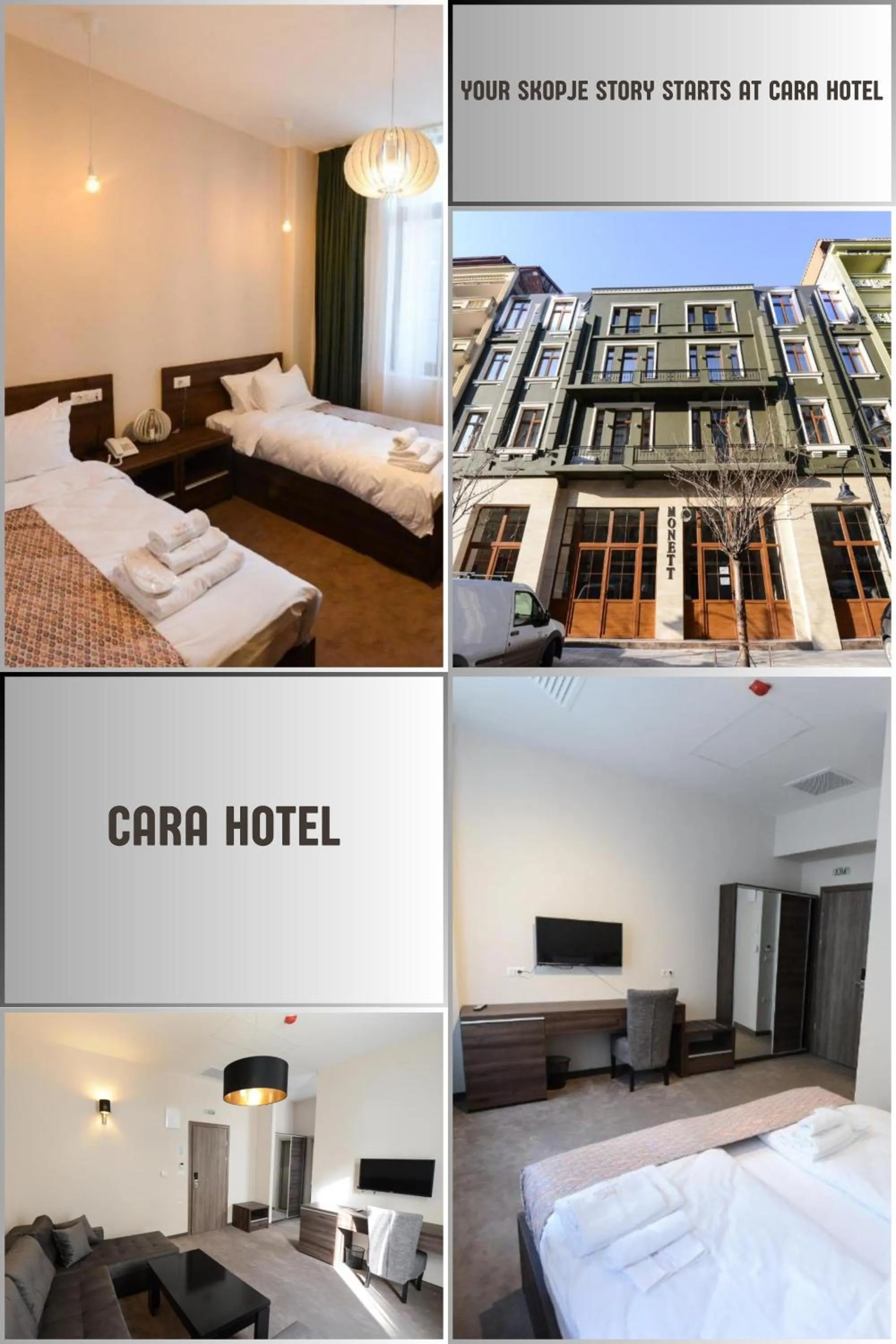 Property building, Bed in Hotel Cara 28