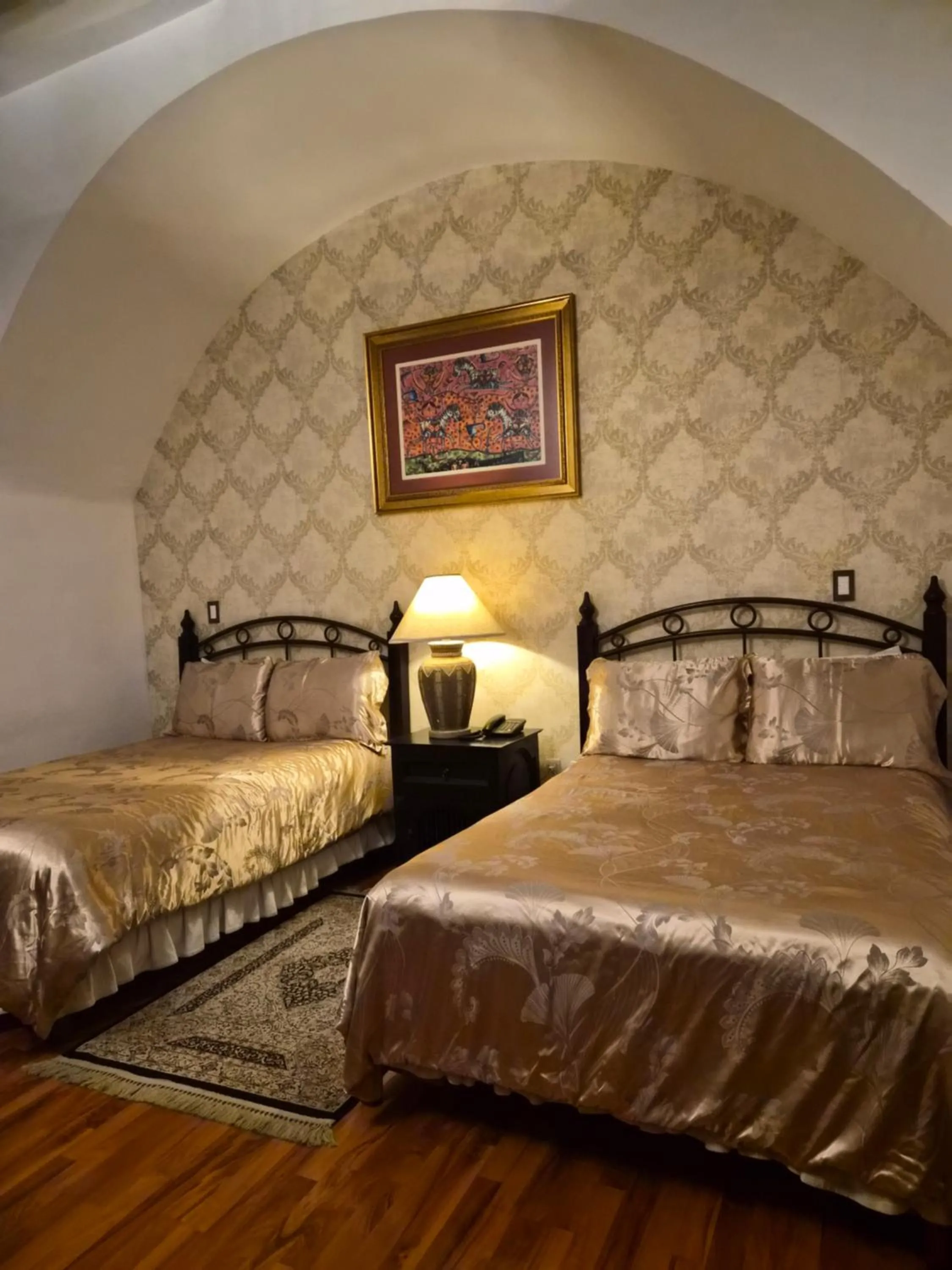 Bed in Hotel Casa Divina Oaxaca