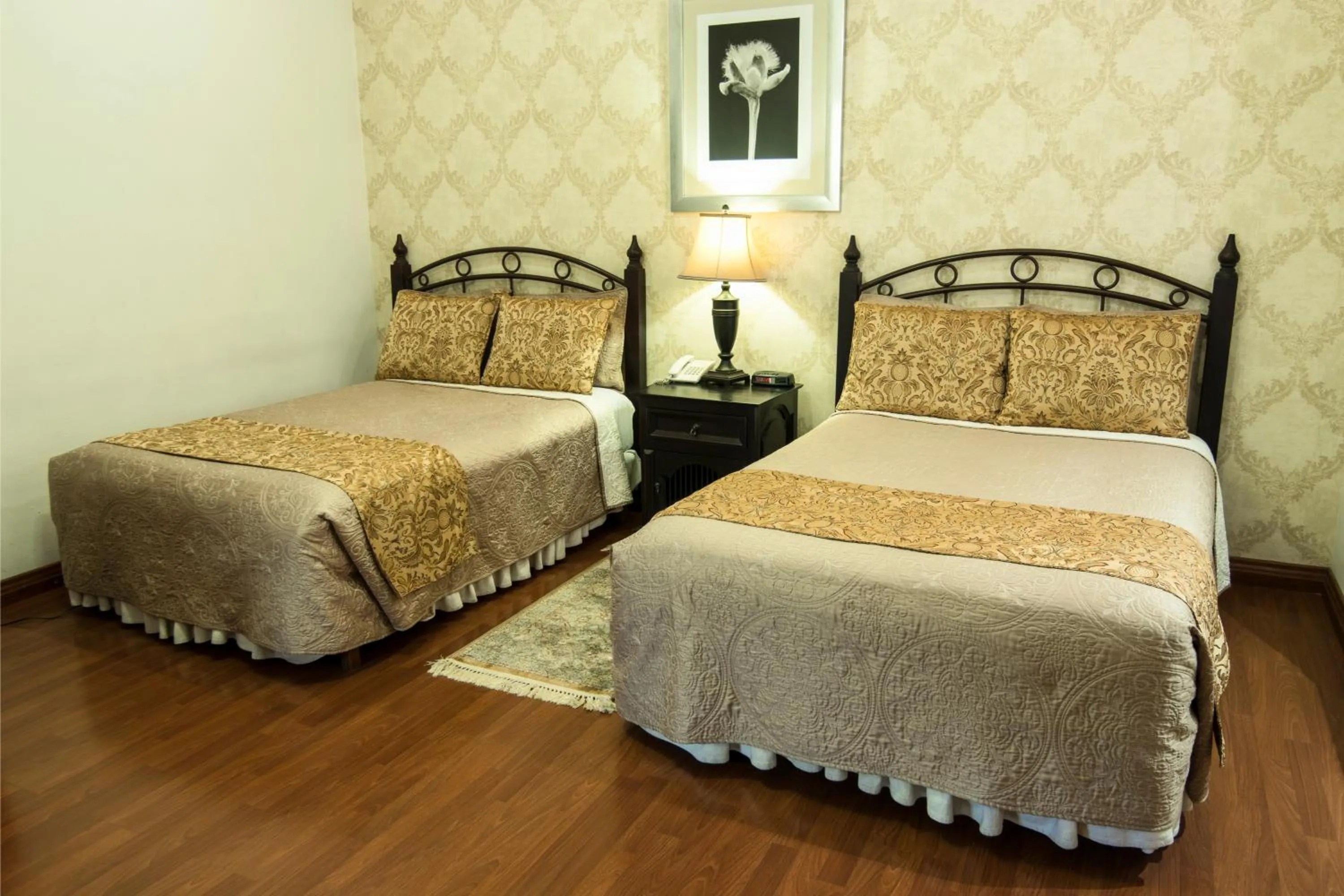 Bed in Hotel Casa Divina Oaxaca