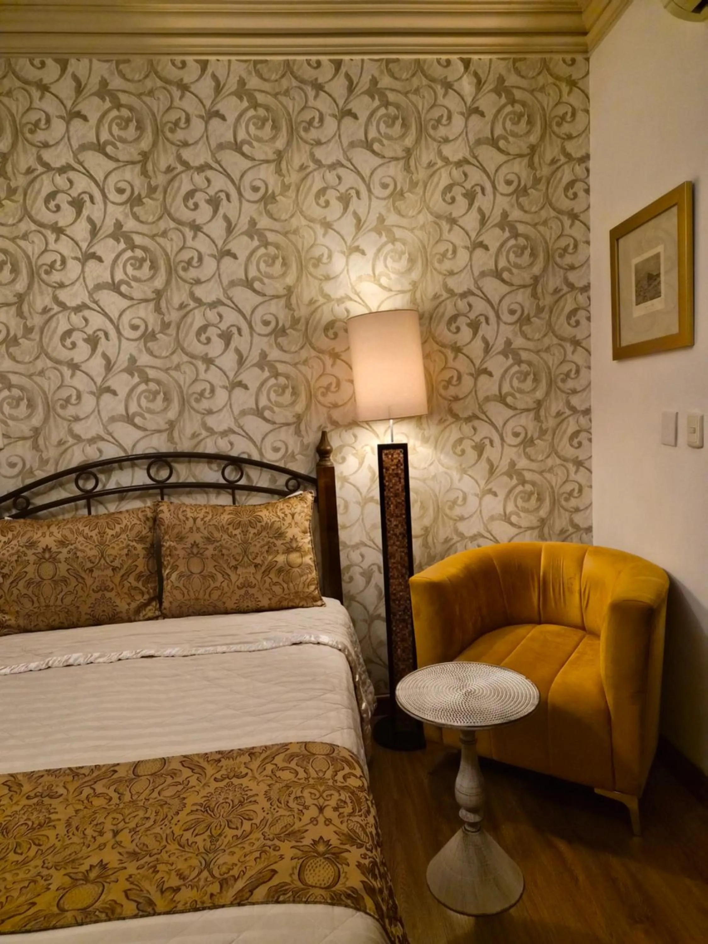 Bed in Hotel Casa Divina Oaxaca