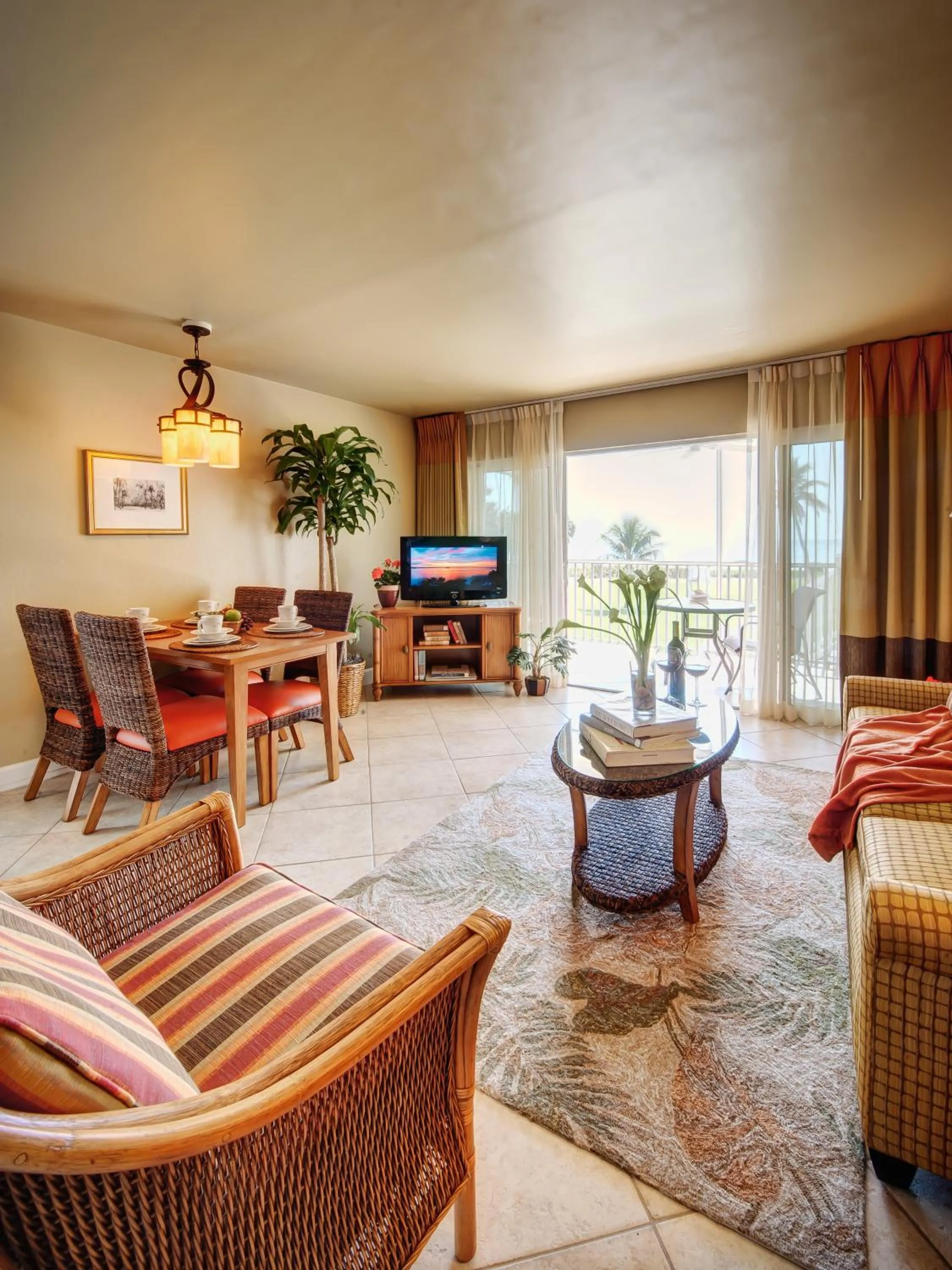 Living room in Casa Ybel Resort