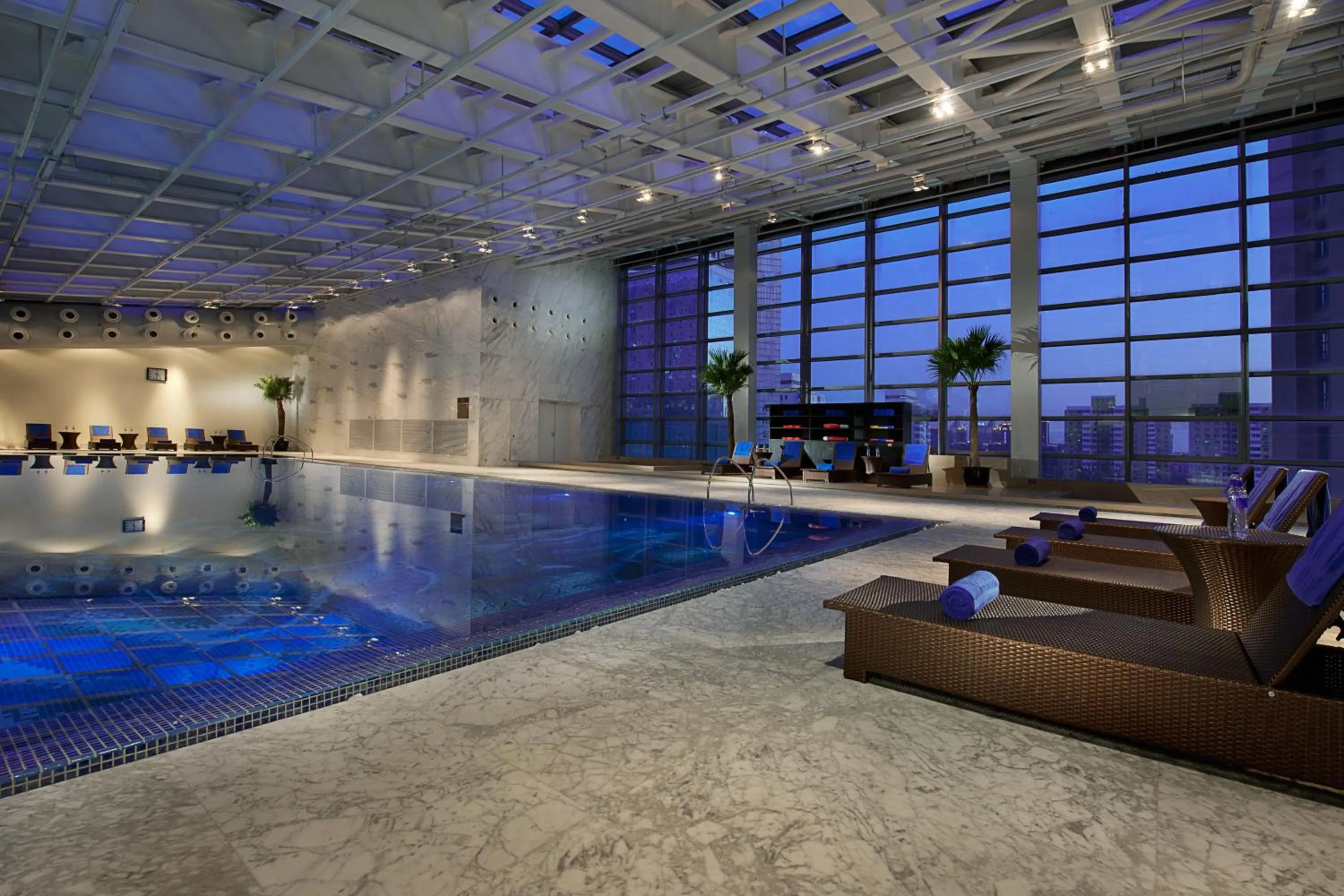 Swimming pool in Crowne Plaza Beijing Chaoyang U-Town by IHG - within 30 minutes to Forbidden City by metro