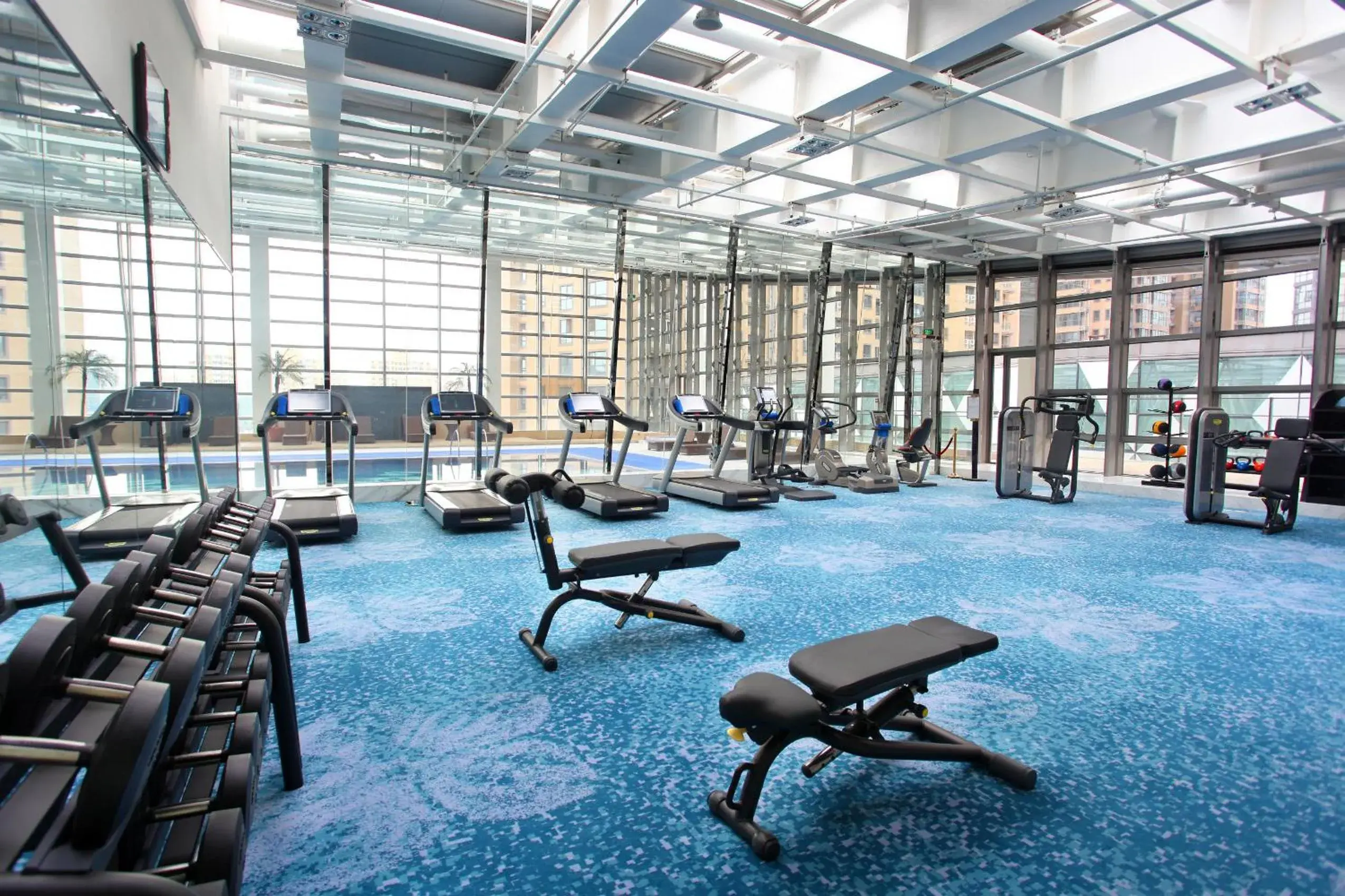 Fitness centre/facilities in Crowne Plaza Beijing Chaoyang U-Town by IHG - within 30 minutes to Forbidden City by metro Fitness centre/facilities in Crowne Plaza Beijing Chaoyang U-Town by IHG - within 30 minutes to Forbidden City by metro
