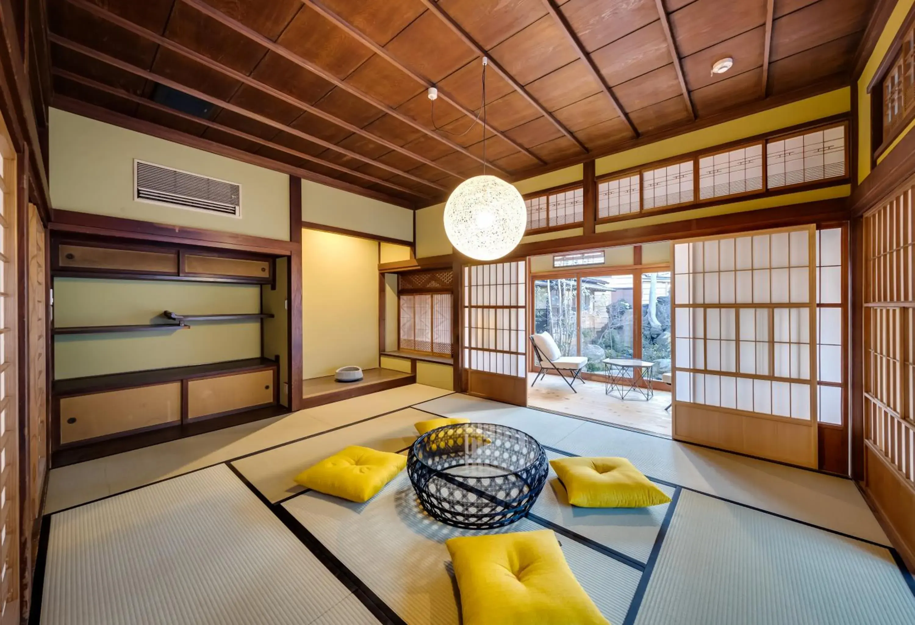 Living room, Bed in NIPPONIA Sawara Merchant Town Hotel Living room, Bed in NIPPONIA Sawara Merchant Town Hotel