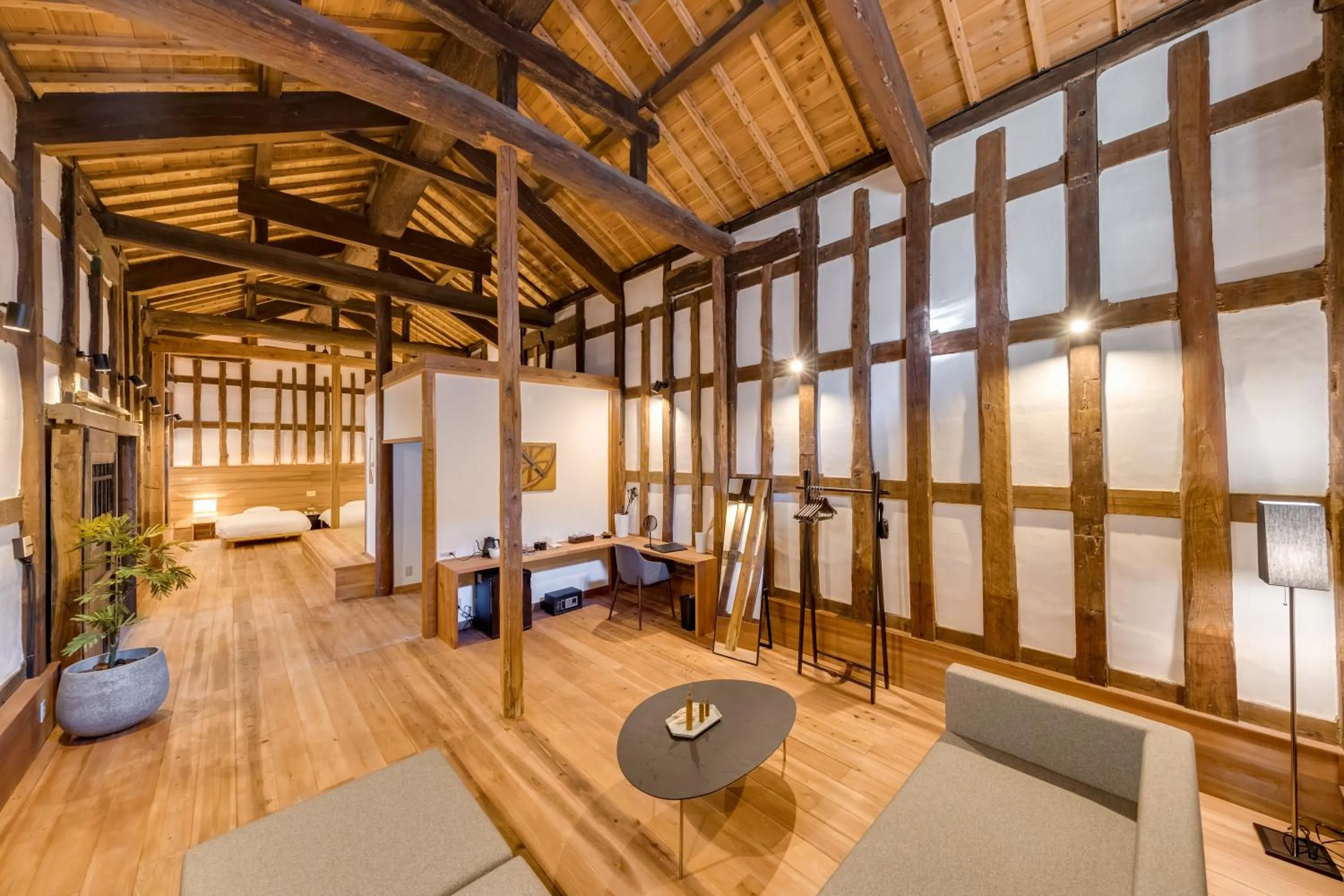 Living room in NIPPONIA Sawara Merchant Town Hotel