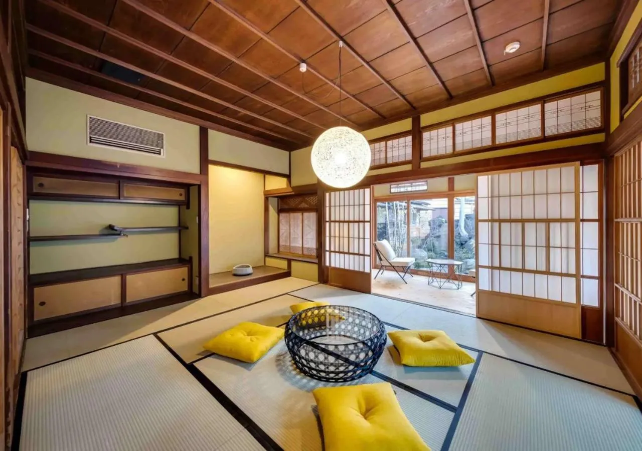 Bed in NIPPONIA Sawara Merchant Town Hotel