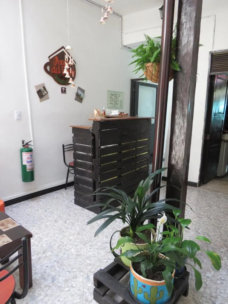 Lobby or reception in Hotel Aroma del Bosque Posada Cafe