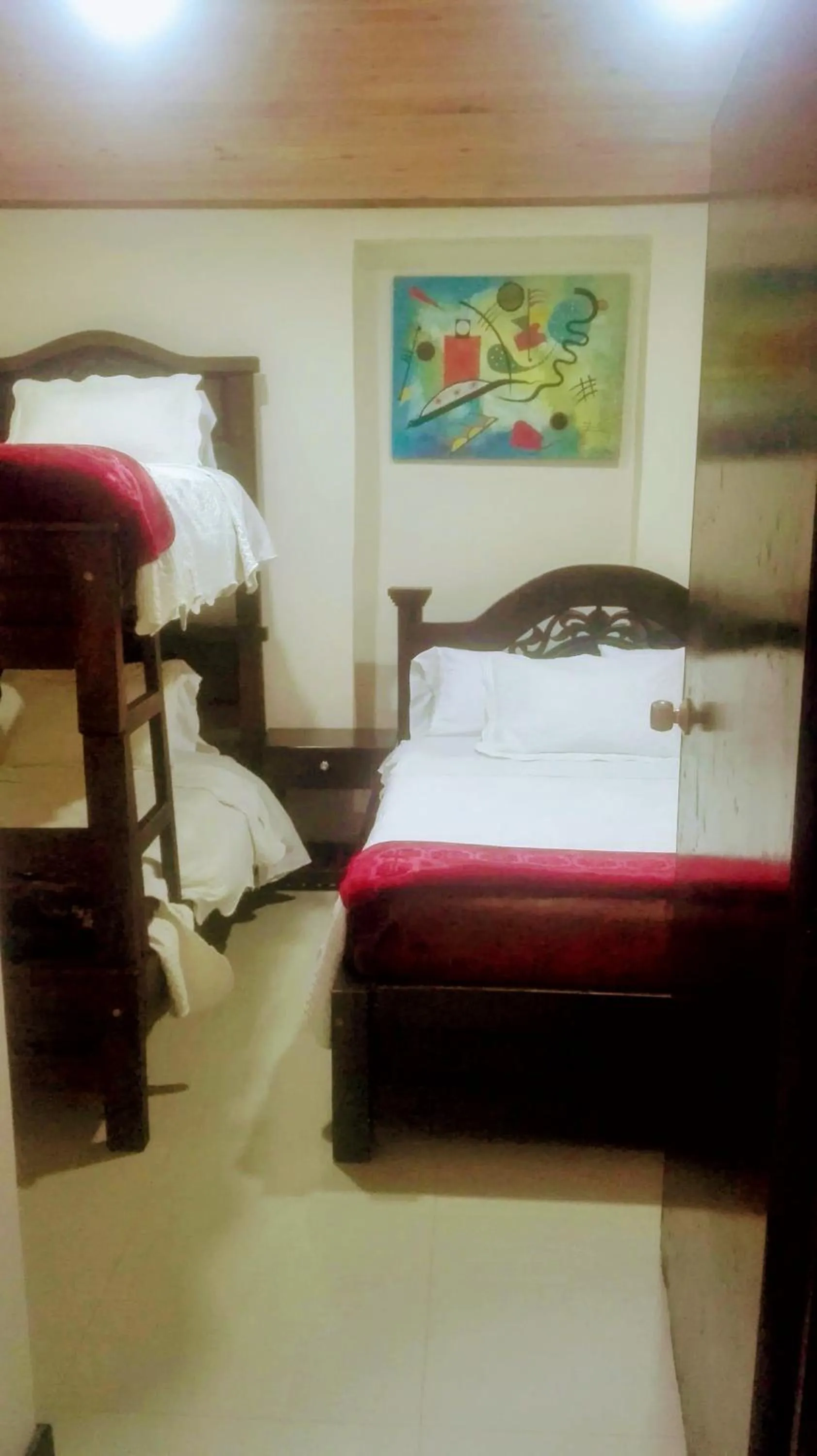Photo of the whole room, Bed in Hotel Aroma del Bosque Posada Cafe