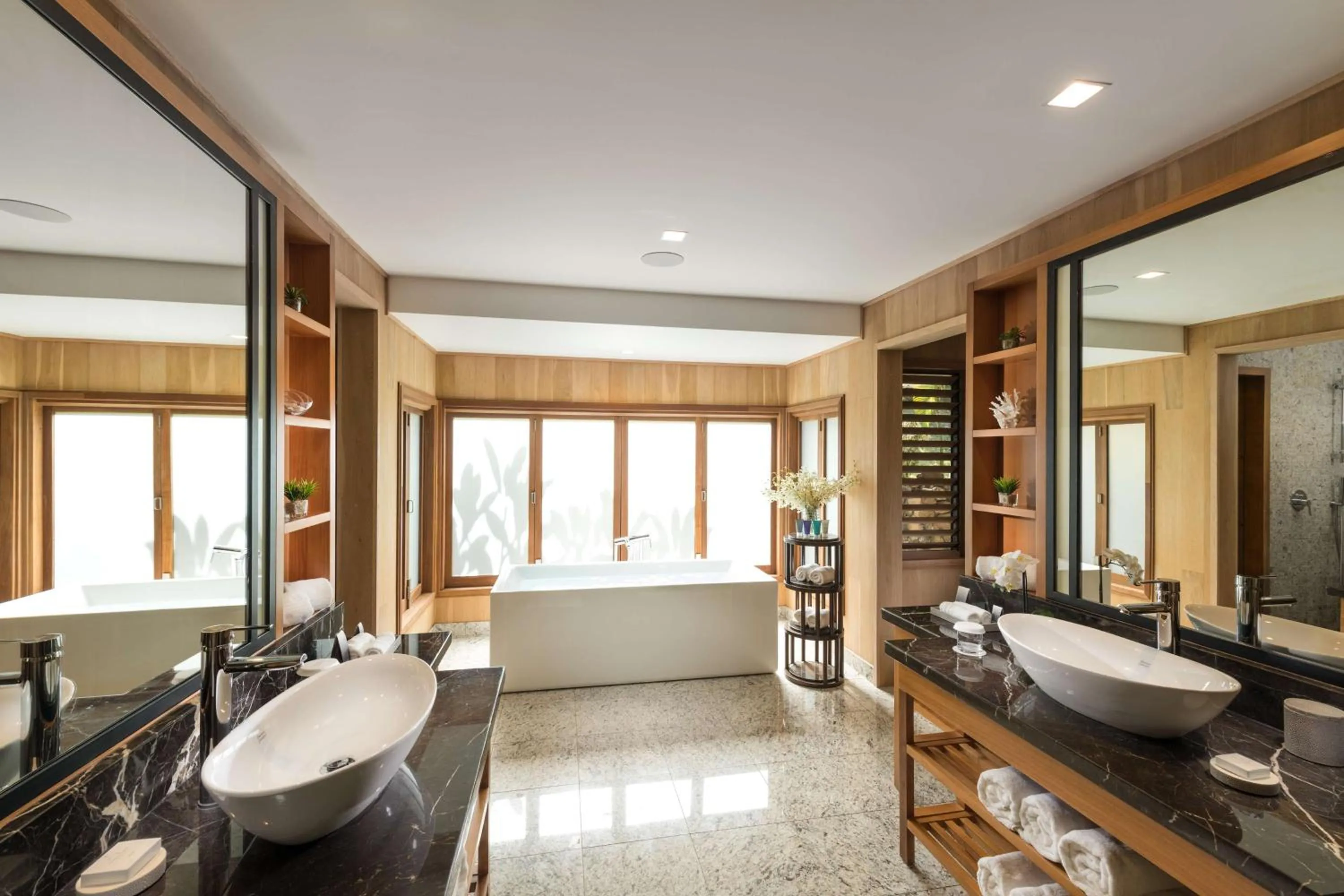 Shower in Conrad Bora Bora Nui