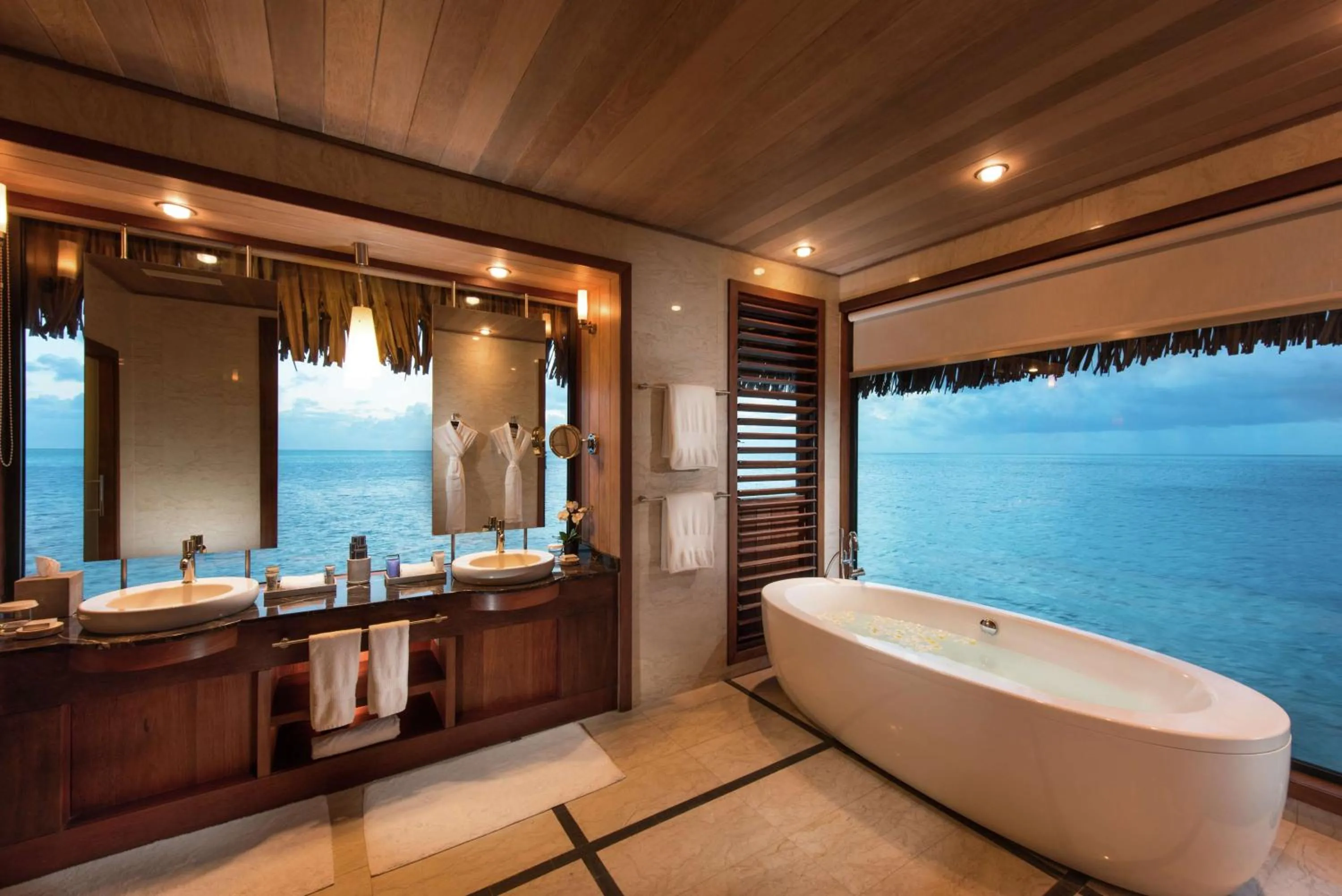 Bathroom in Conrad Bora Bora Nui