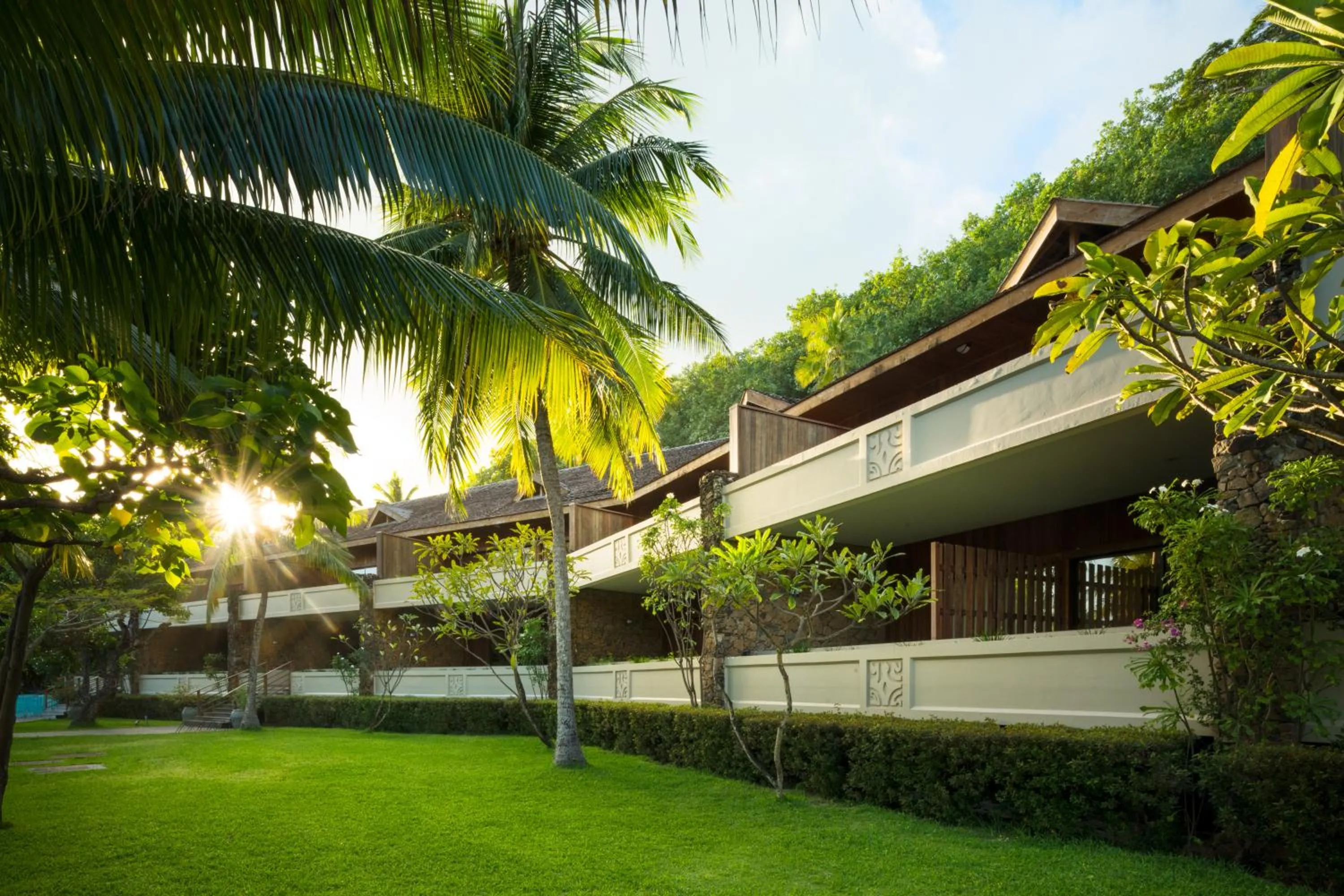 Garden in Conrad Bora Bora Nui