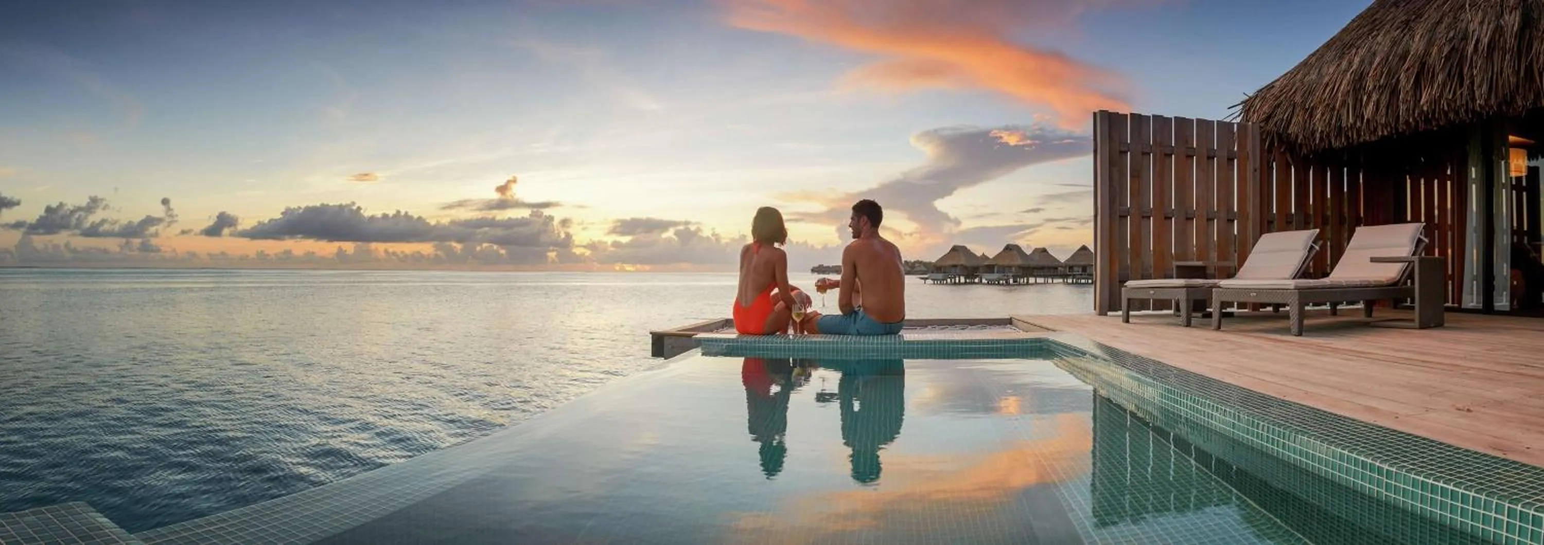 Bed in Conrad Bora Bora Nui