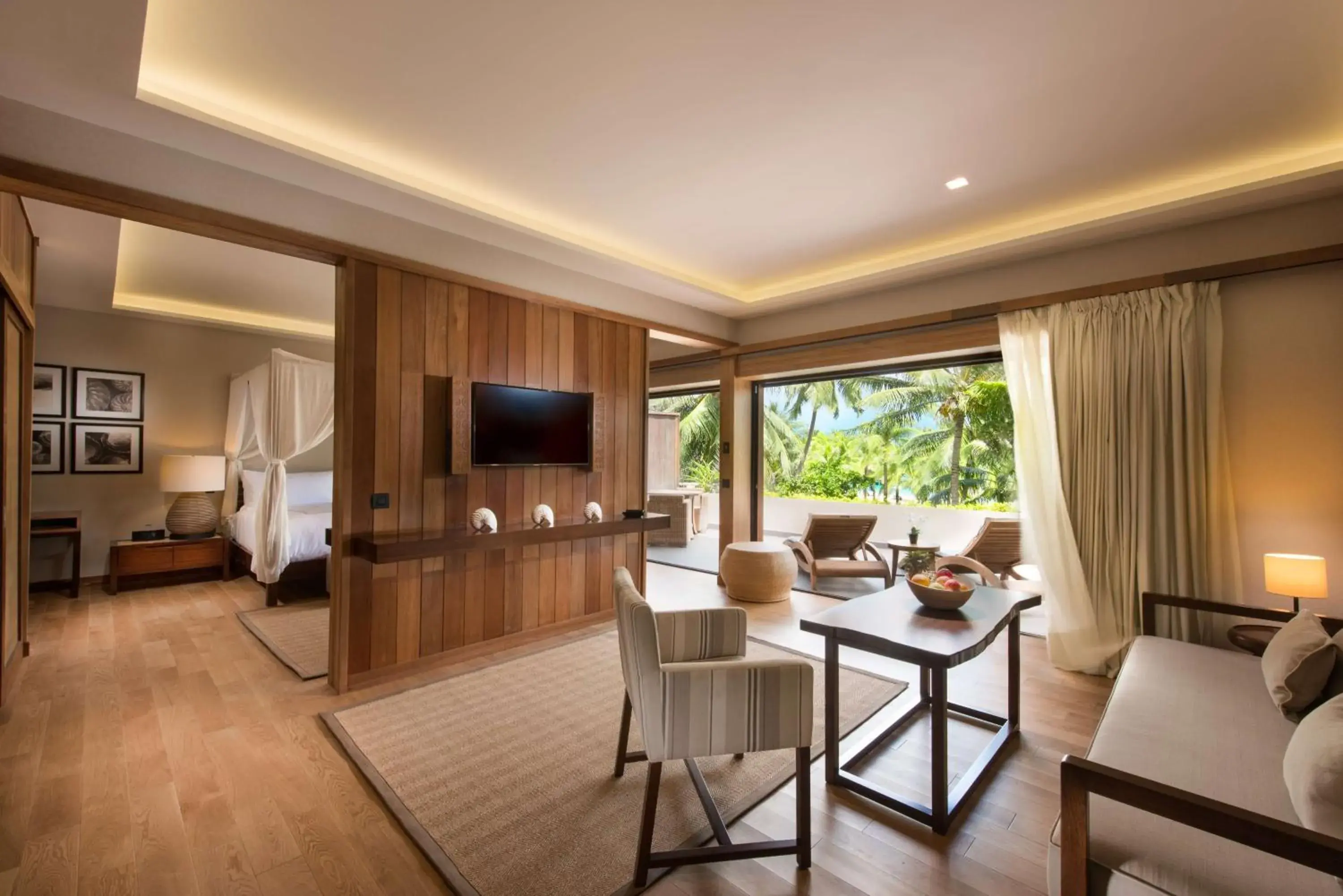 King Suite with Lagoon View in Conrad Bora Bora Nui King Suite with Lagoon View in Conrad Bora Bora Nui