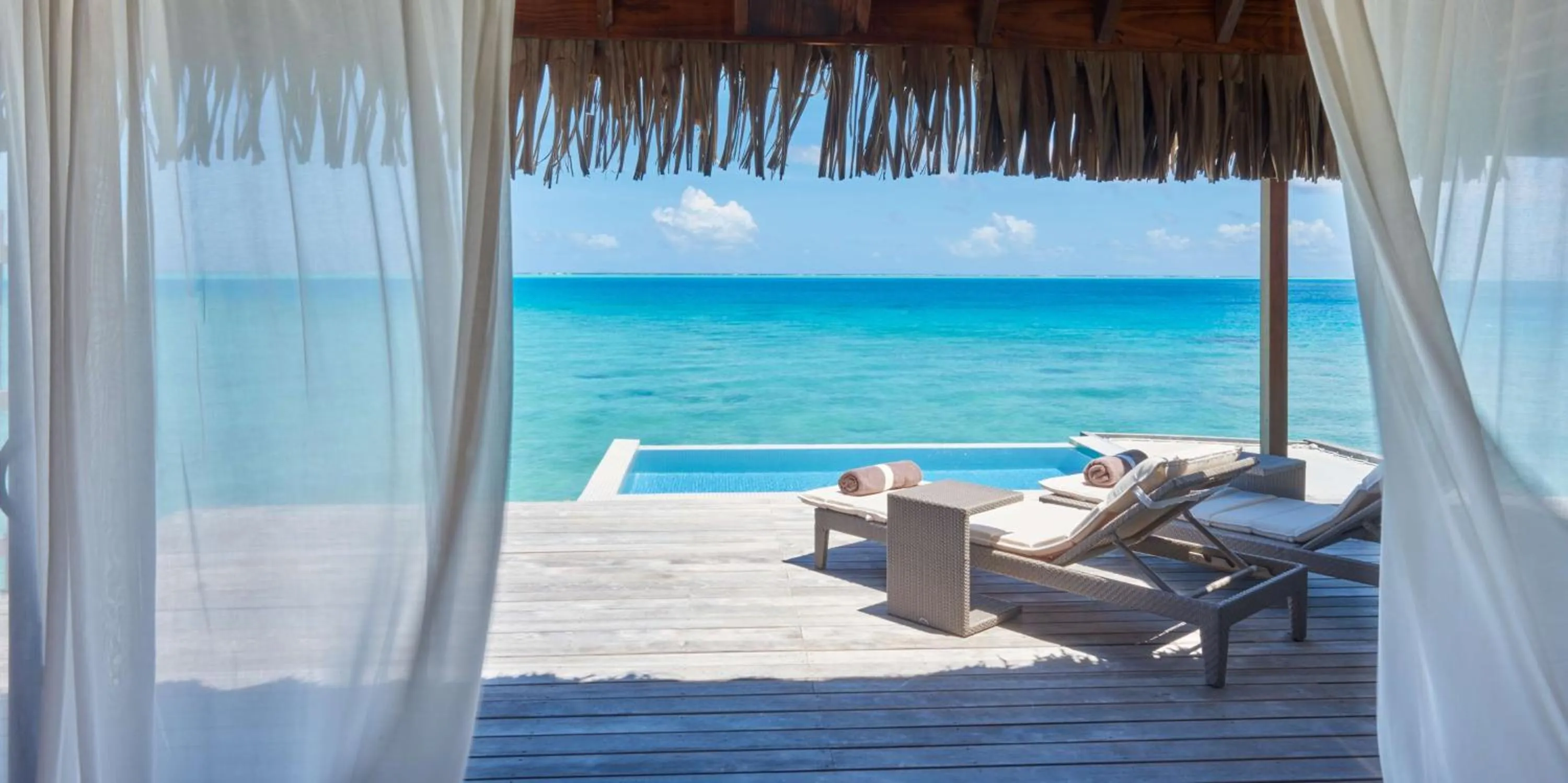 Living room in Conrad Bora Bora Nui