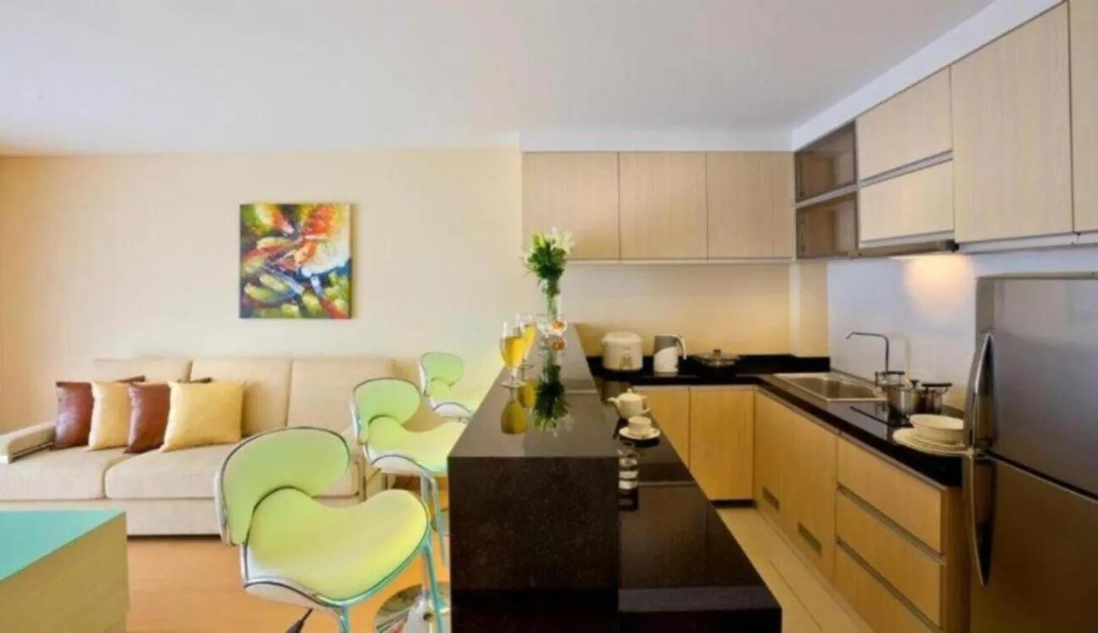 kitchen in Blanco Apartment Hotel