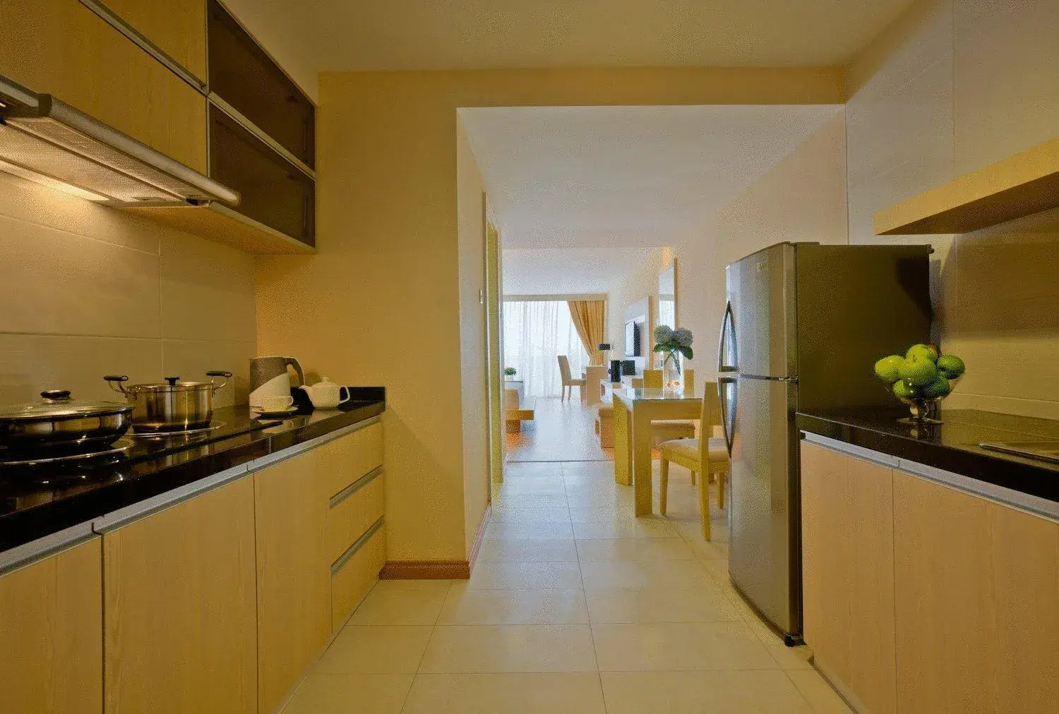 Kitchen or kitchenette in Blanco Apartment Hotel Kitchen or kitchenette in Blanco Apartment Hotel