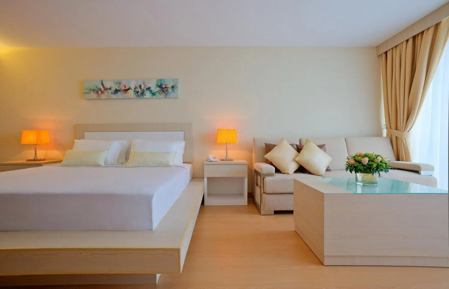 Photo of the whole room, Bed in Jinhold Apartment Hotel