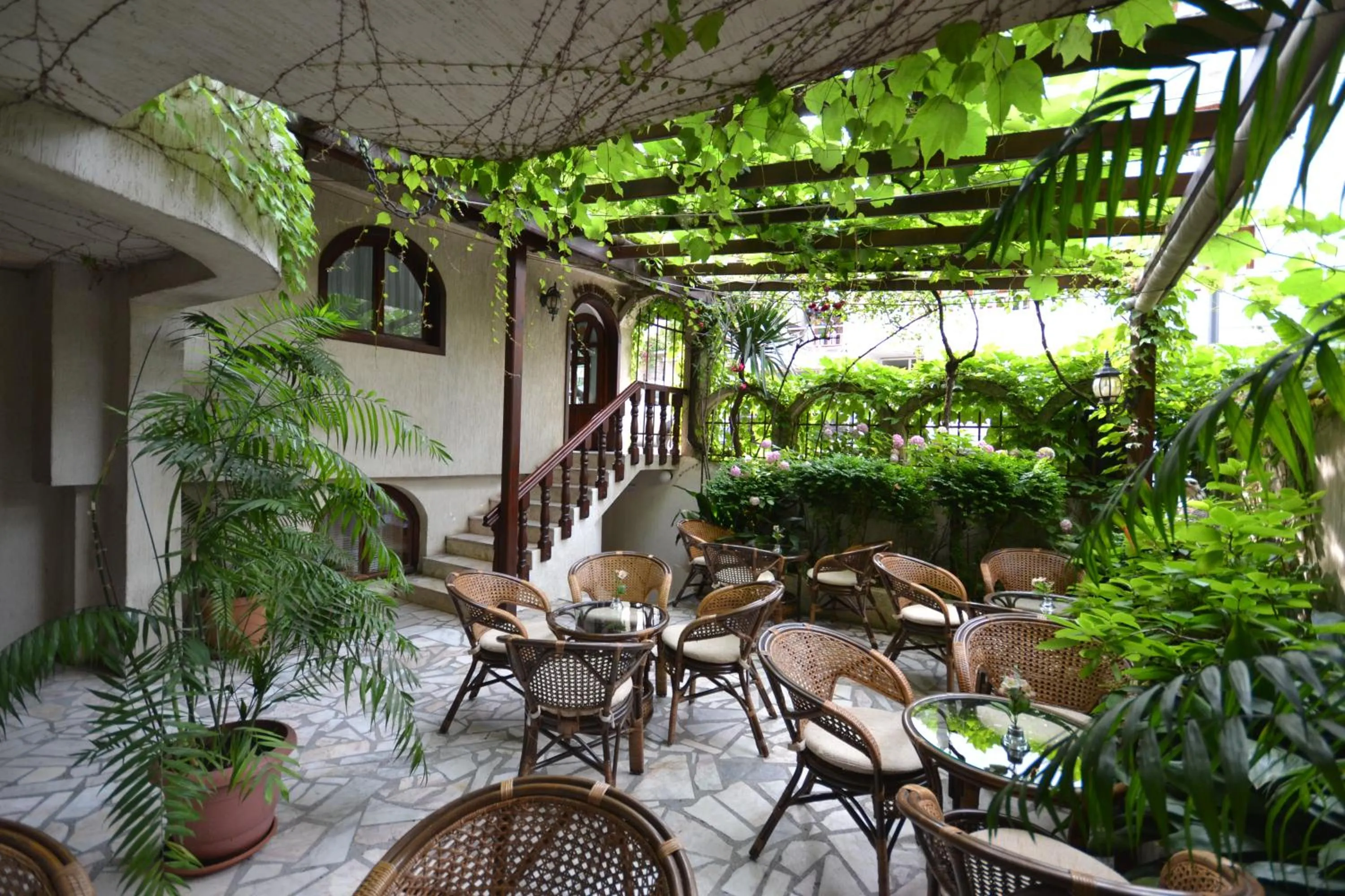 Garden in More Family Hotel