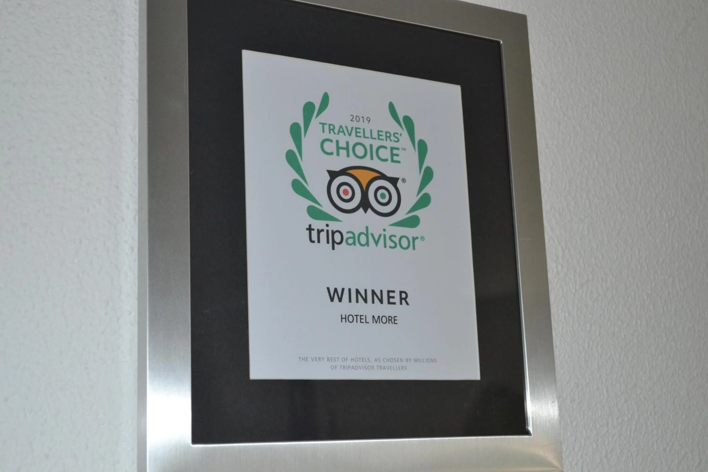 Certificate/Award in More Family Hotel