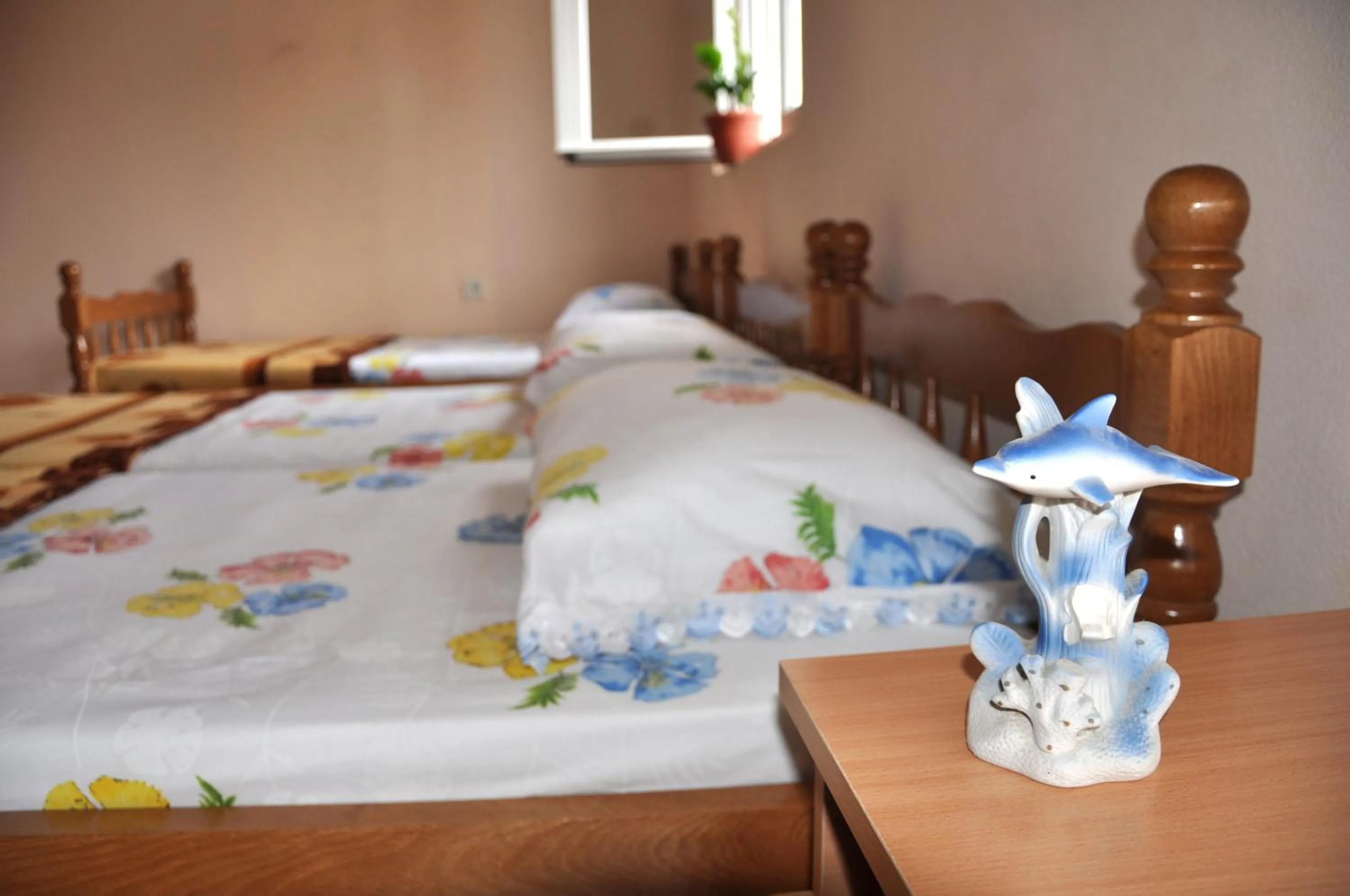 Decorative detail, Bed in Apartments Perezaj