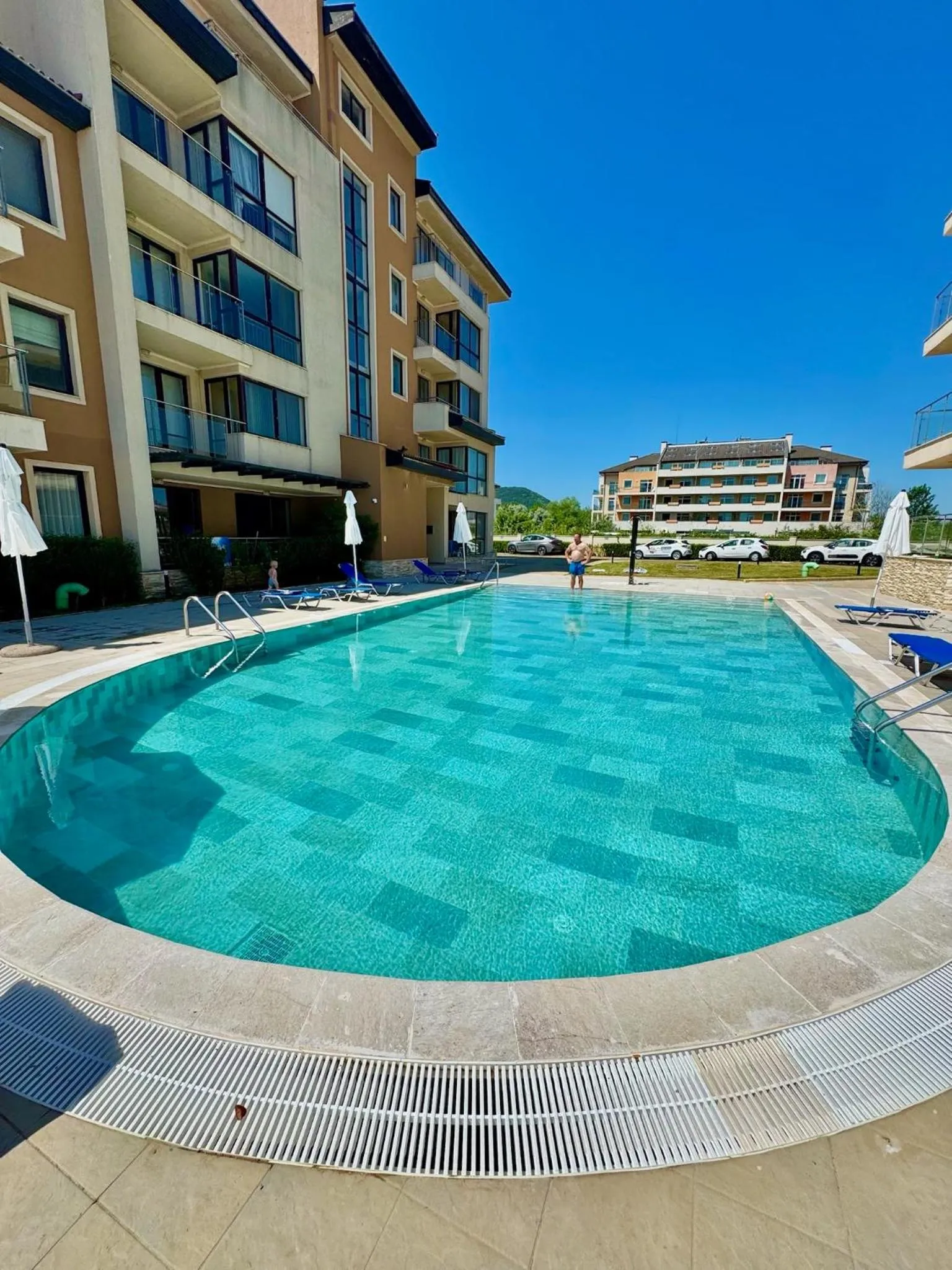 Pool view in Obzor Beach Resort