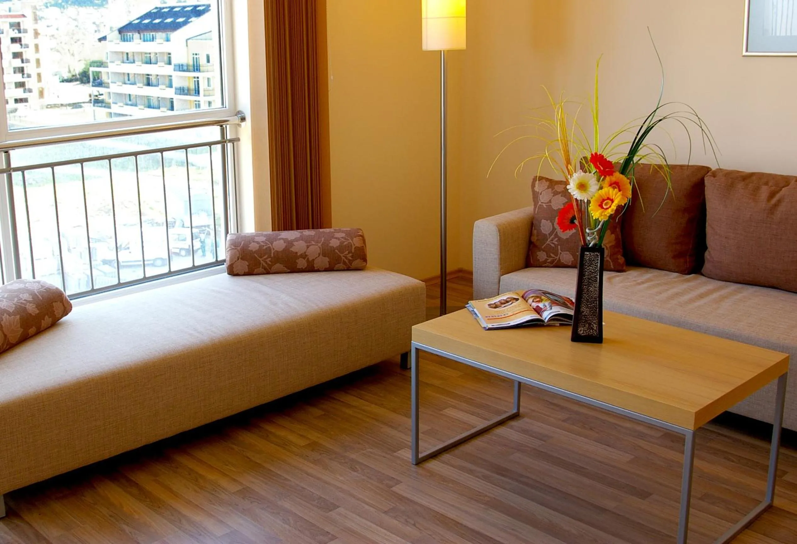 Living room, Bed in Obzor Beach Resort