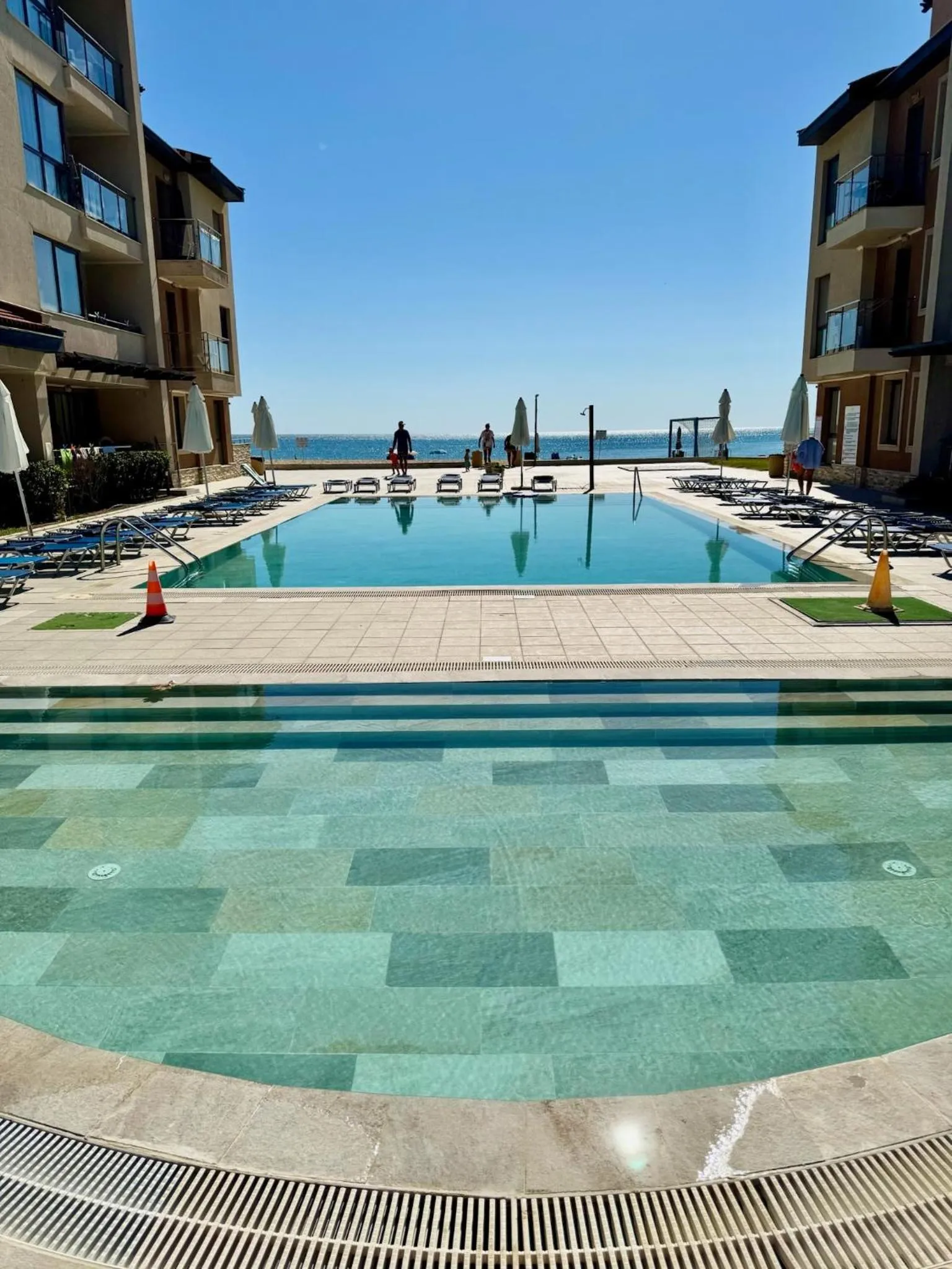 Pool view in Obzor Beach Resort
