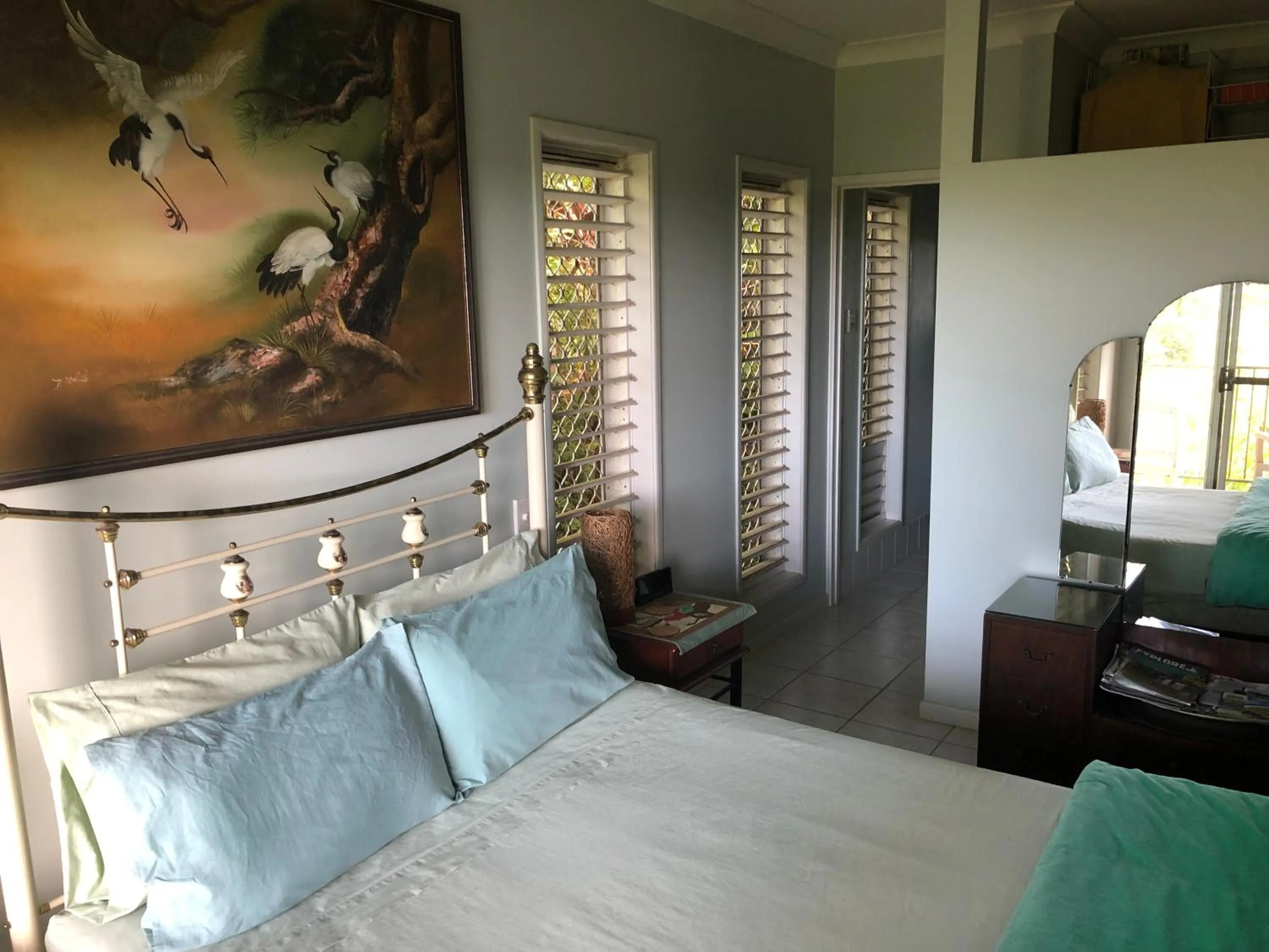 Bed in Mission Beach Escape BnB