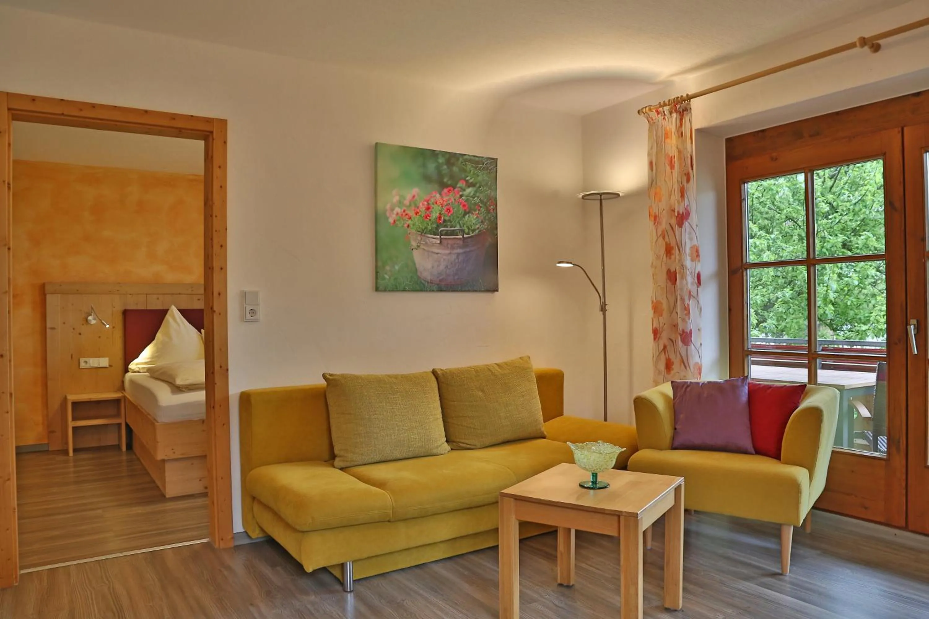 Living room in Alpenstern Finy, Bio-Gästehaus
