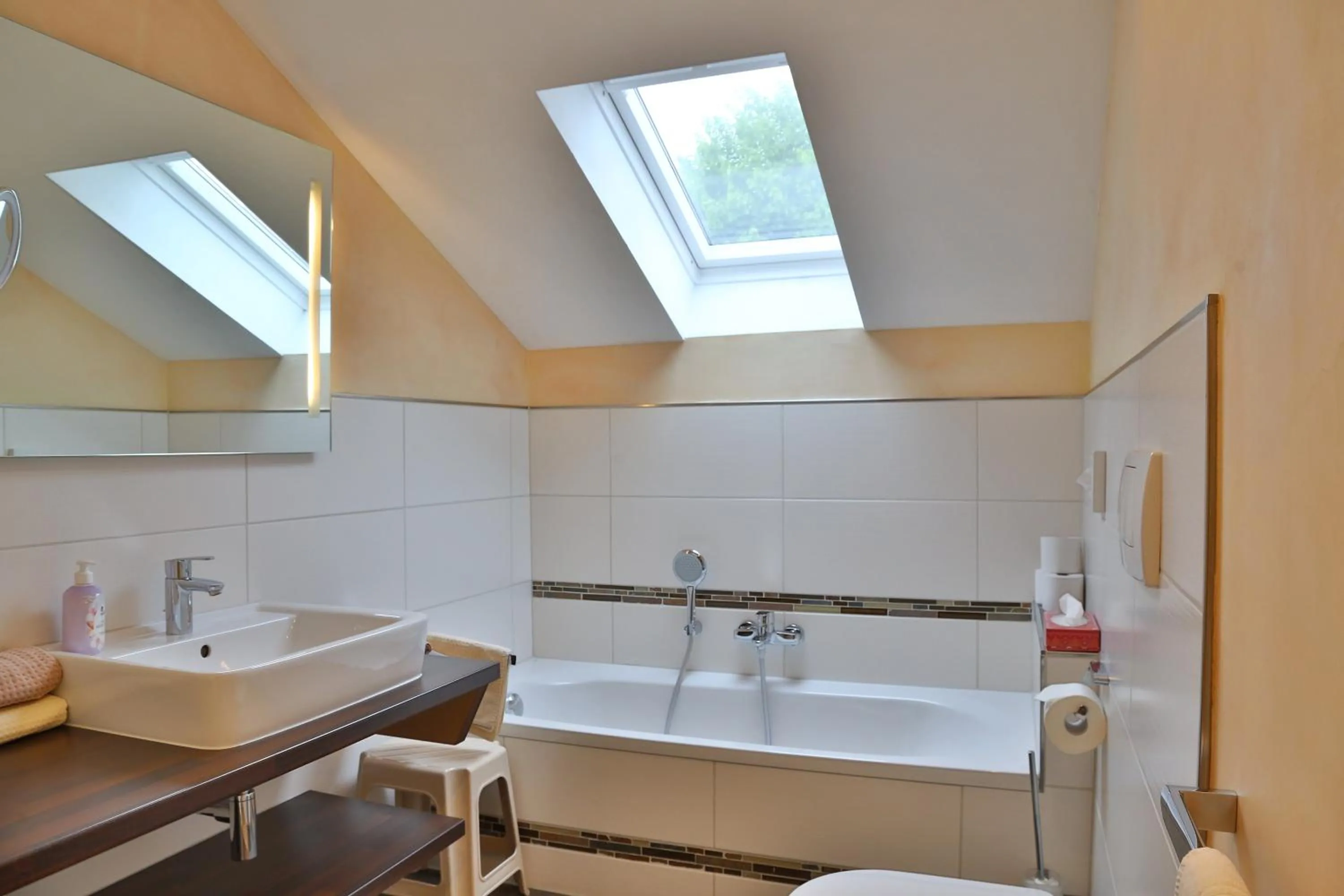 Bathroom in Alpenstern Finy, Bio-Gästehaus