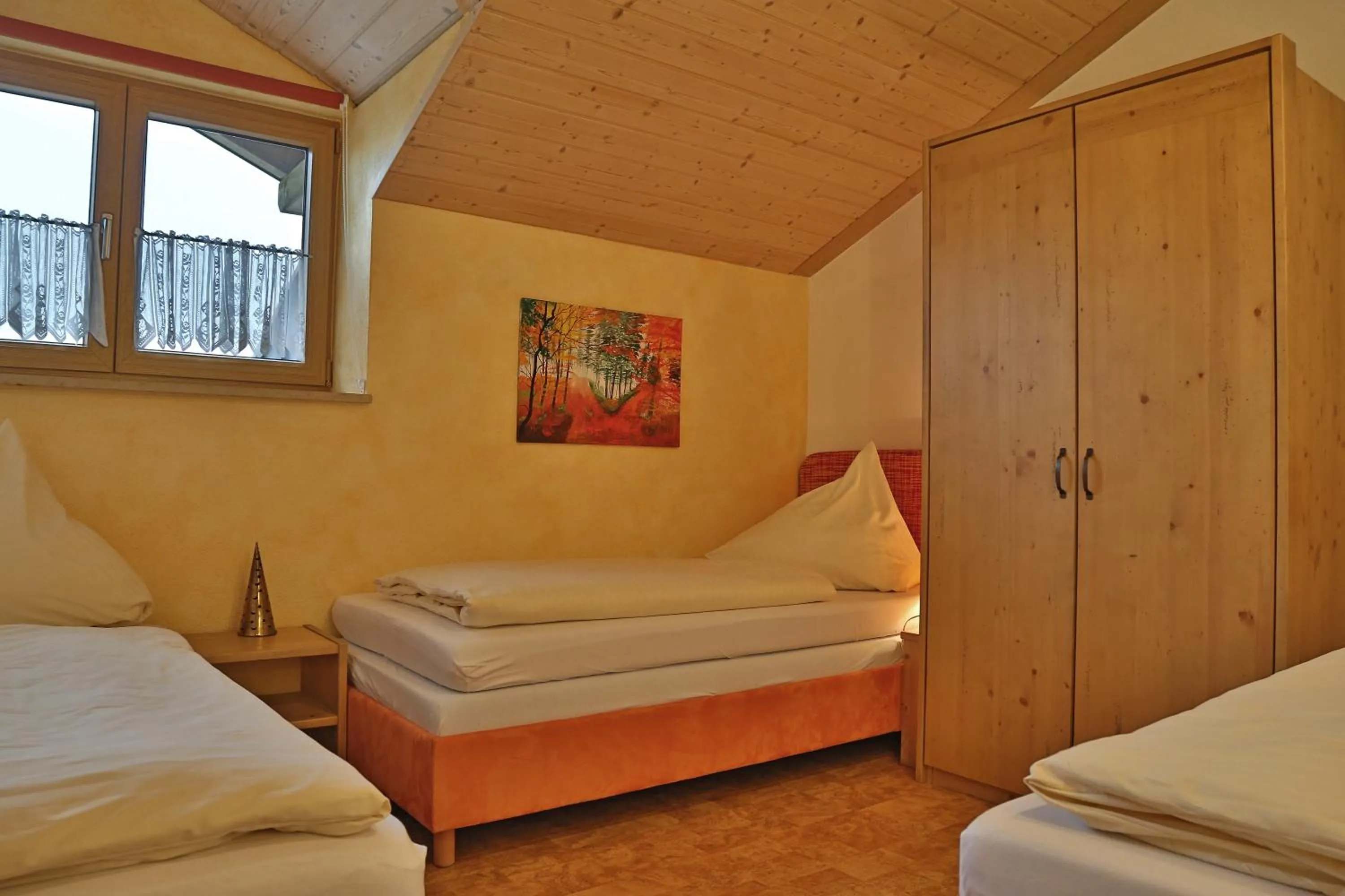 Bed in Alpenstern Finy, Bio-Gästehaus