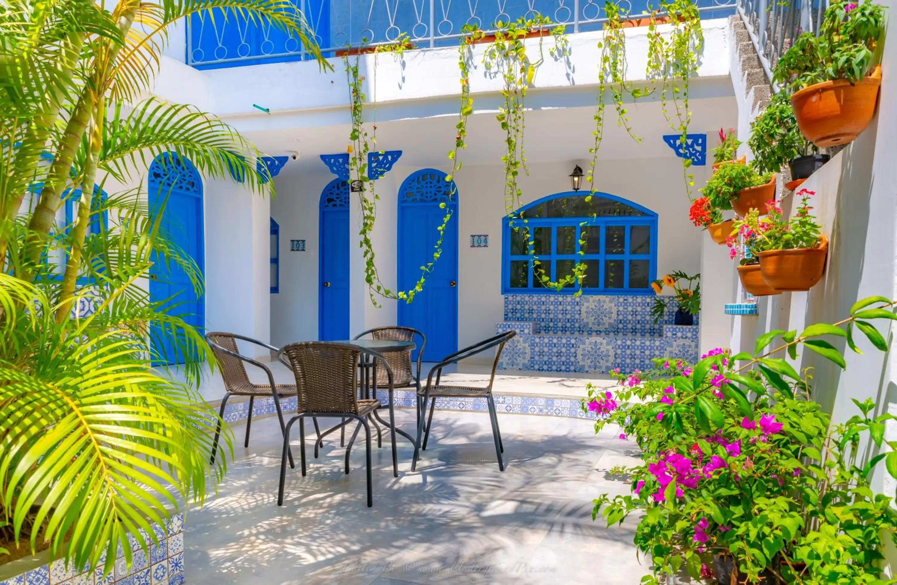 Triple Room with Garden View in Casa Caribe Colonial Triple Room with Garden View in Casa Caribe Colonial