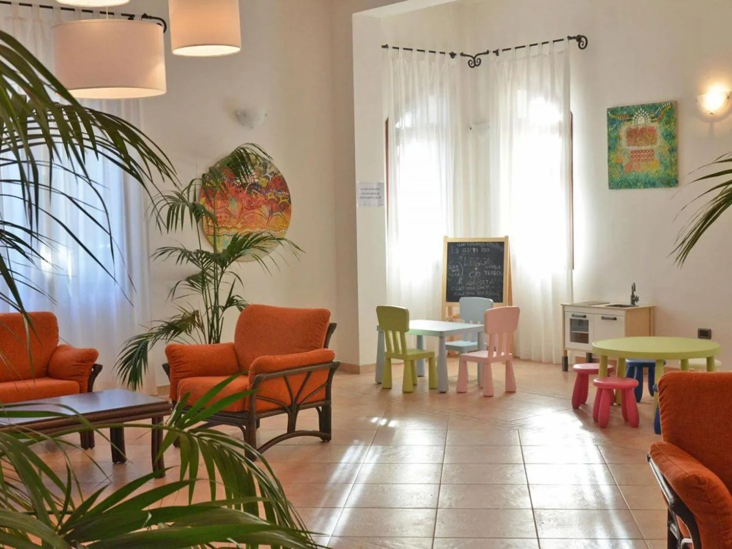 Lobby or reception in Hotel Gabbiano Beach