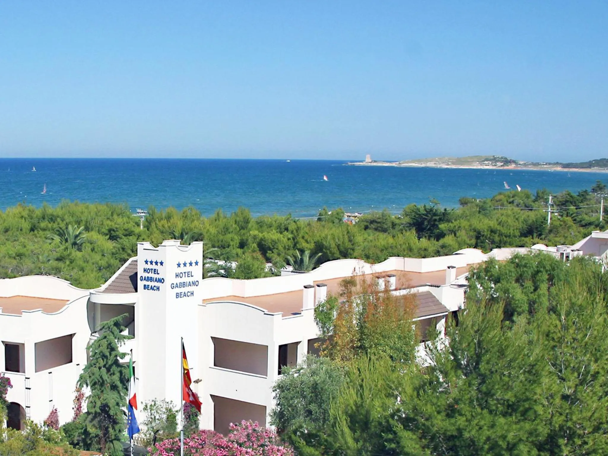 Property building in Hotel Gabbiano Beach