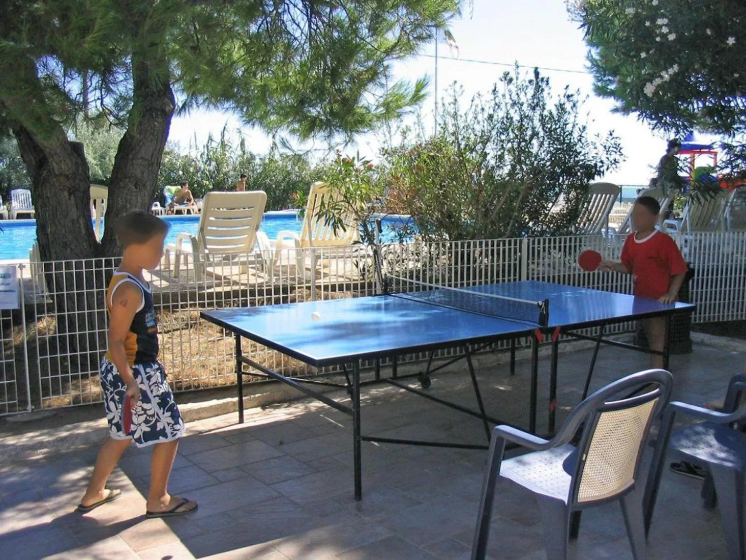 Table tennis in Hotel Gabbiano Beach