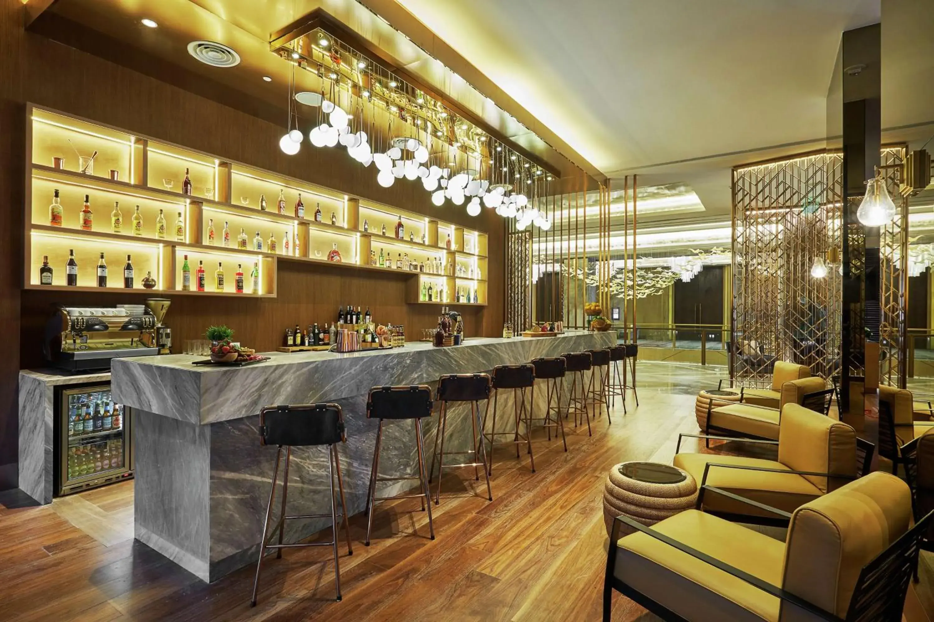 Lounge or bar in Hilton Manila Newport World Resorts Lounge or bar in Hilton Manila Newport World Resorts