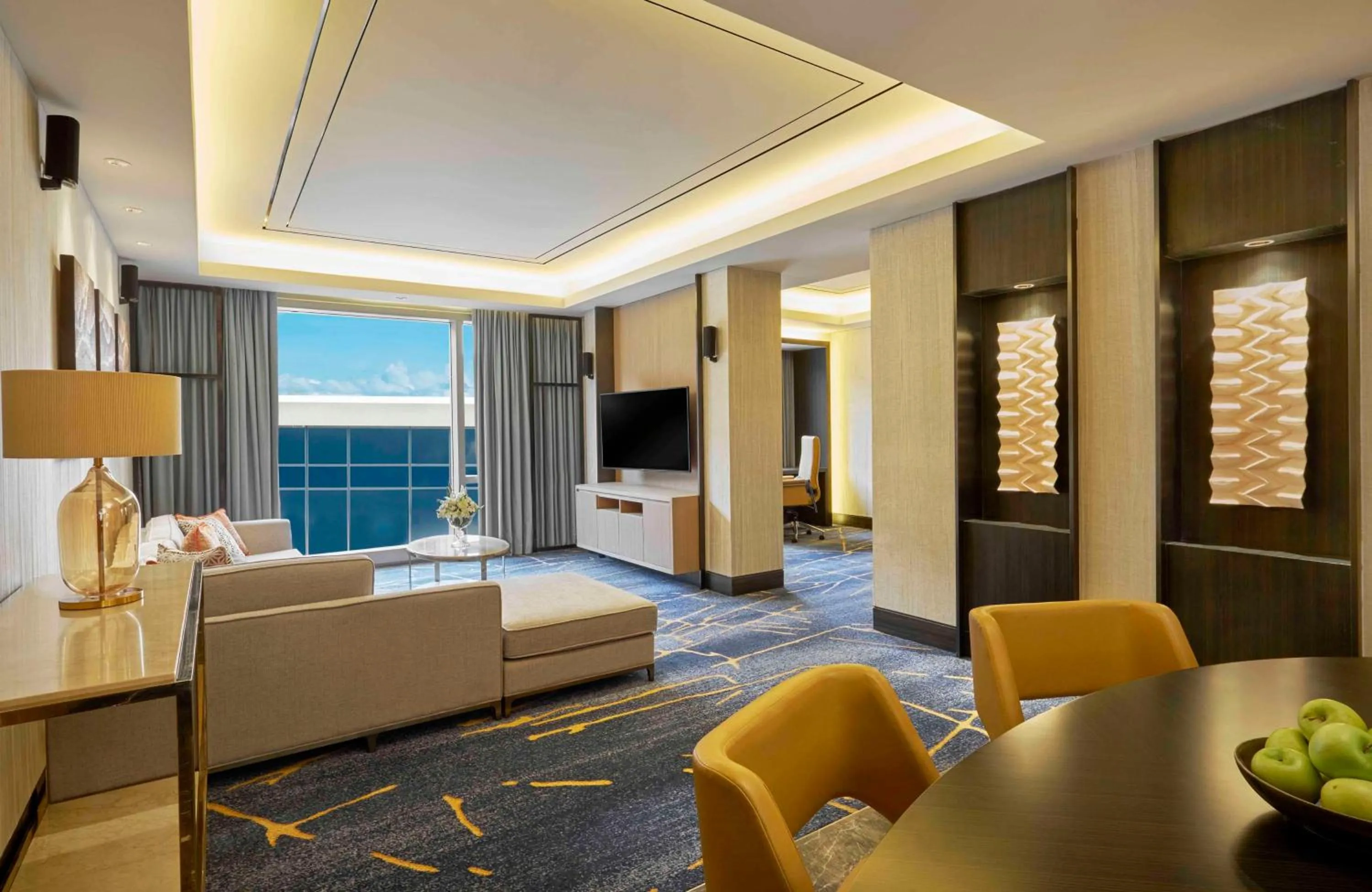 Living room in Hilton Manila Newport World Resorts