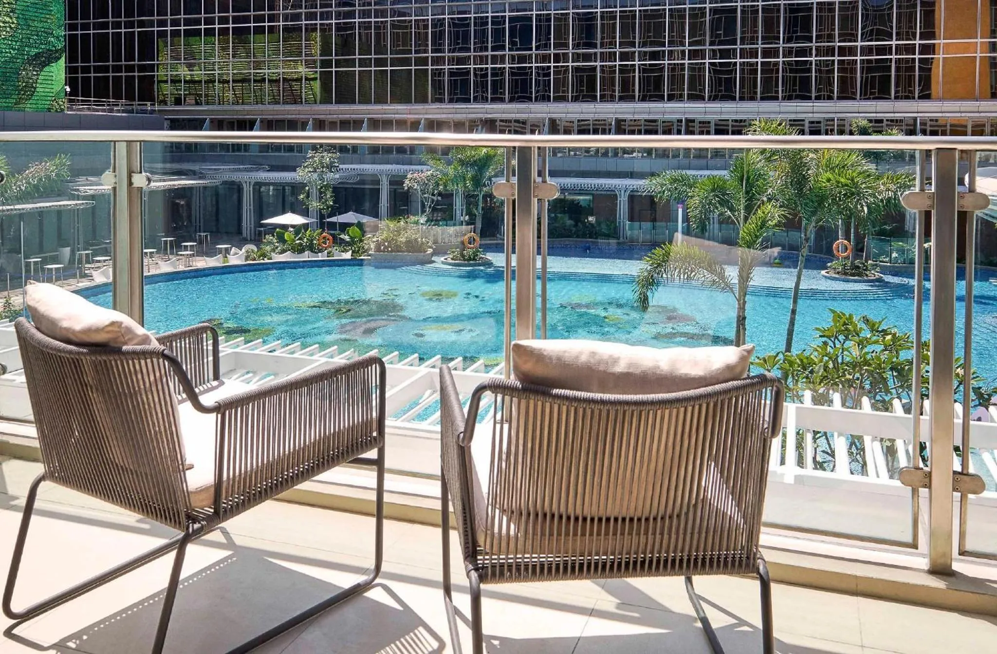 Balcony/Terrace in Hilton Manila Newport World Resorts