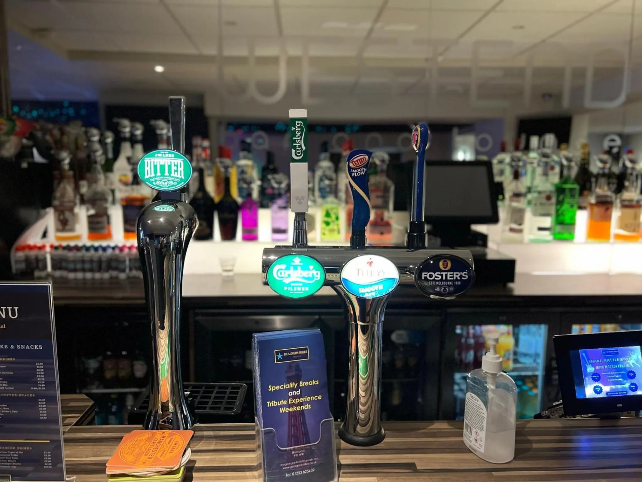 Alcoholic drinks in The Georgian Hollies Hotel